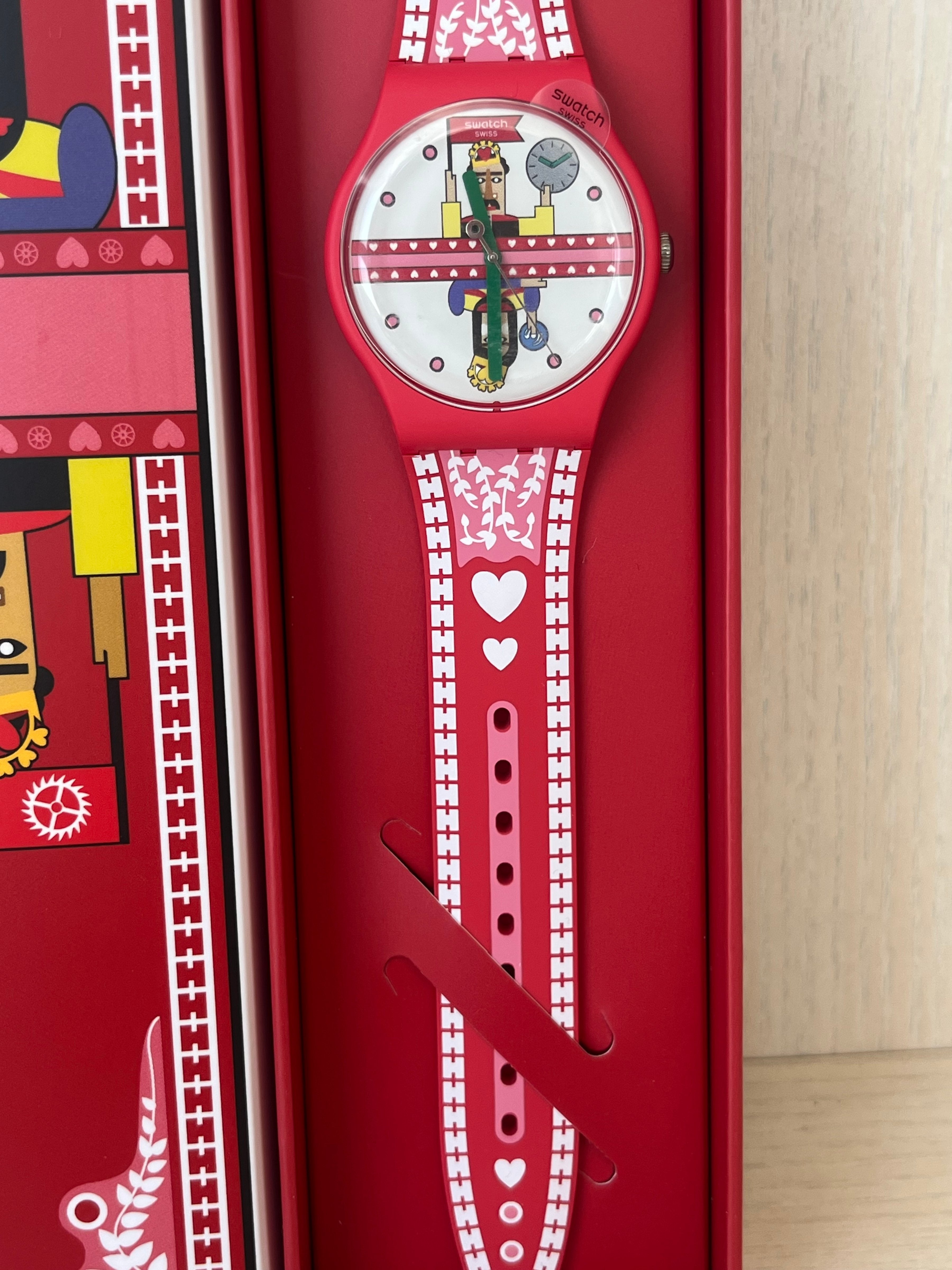 Swatch Uhr Let's Jass Neu 25 cm