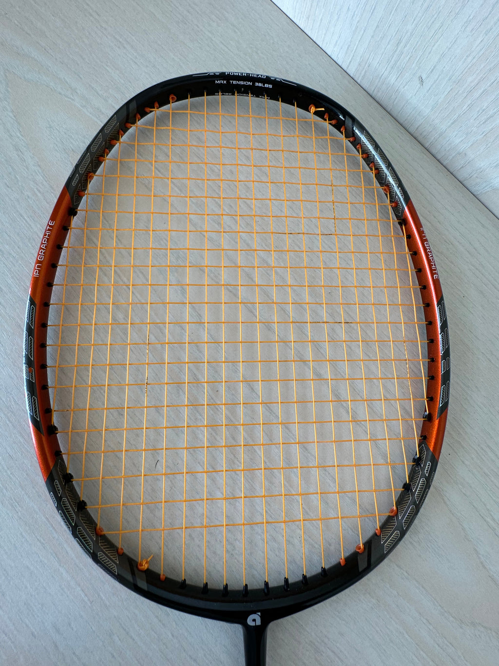 Yonex Z Ziggler Badminton Racket 4U Black/Orange Very Good Condition