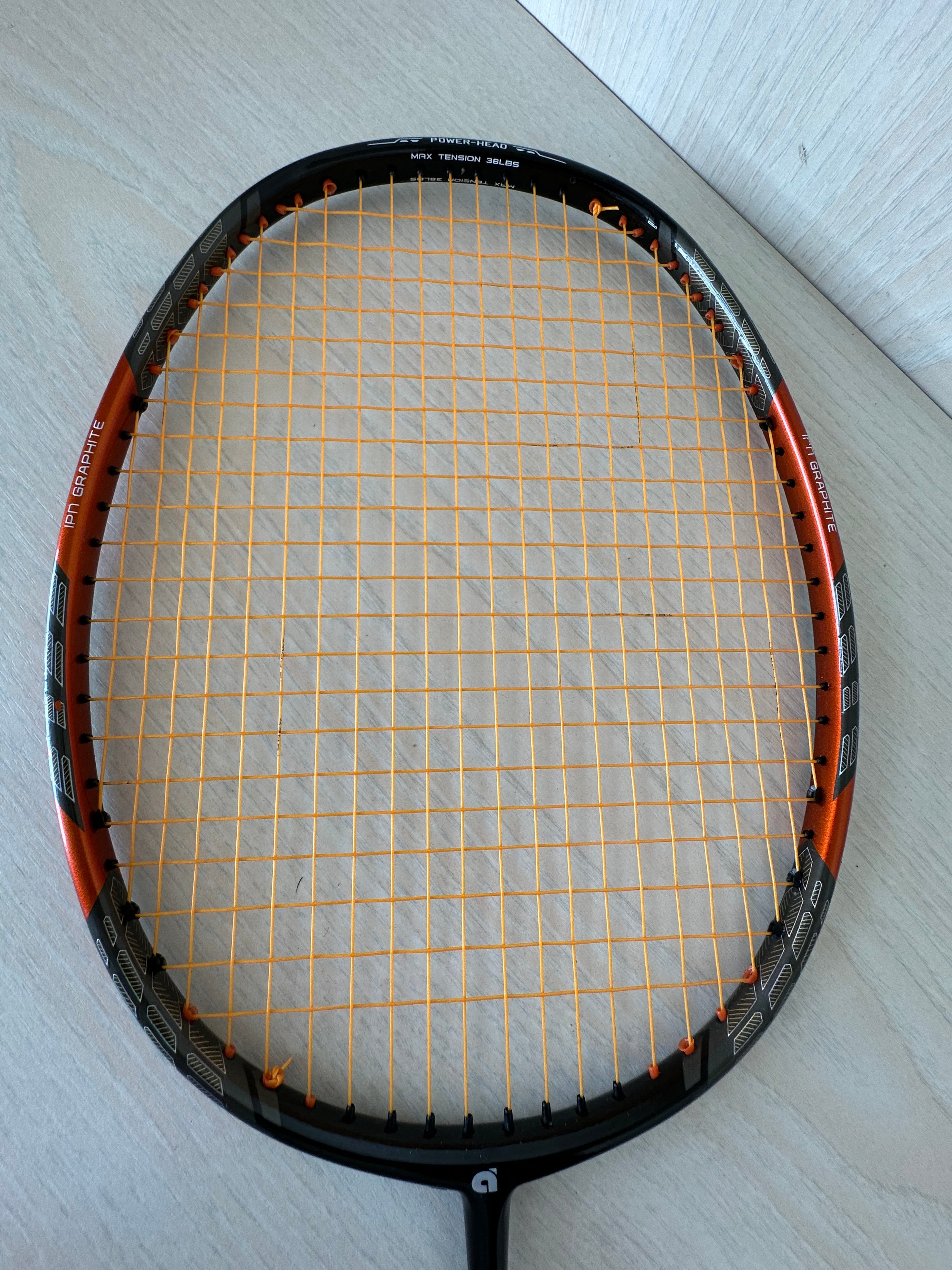 Yonex Z Ziggler Badminton Racket 4U Black/Orange Very Good Condition