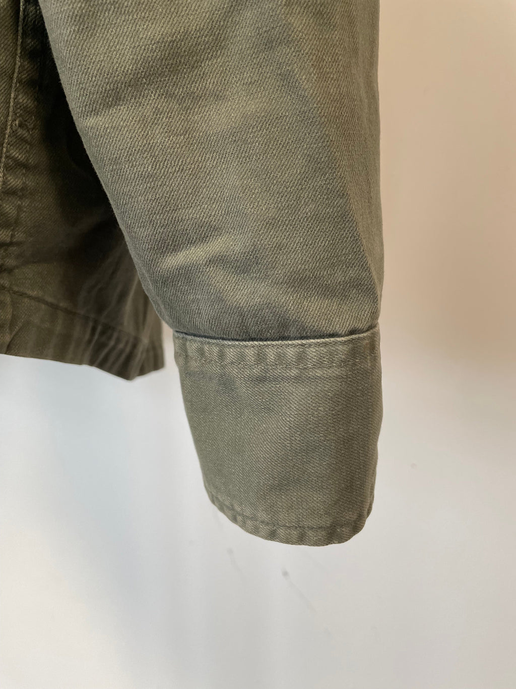 Abercrombie & Fitch Utility Jacke Grün M Baumwolle guter Zustand