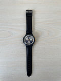 Swatch Uhr Blue Ring SOB405, Blau, Sehr Gut, 23,5 cm, 3,6 cm, Quarz