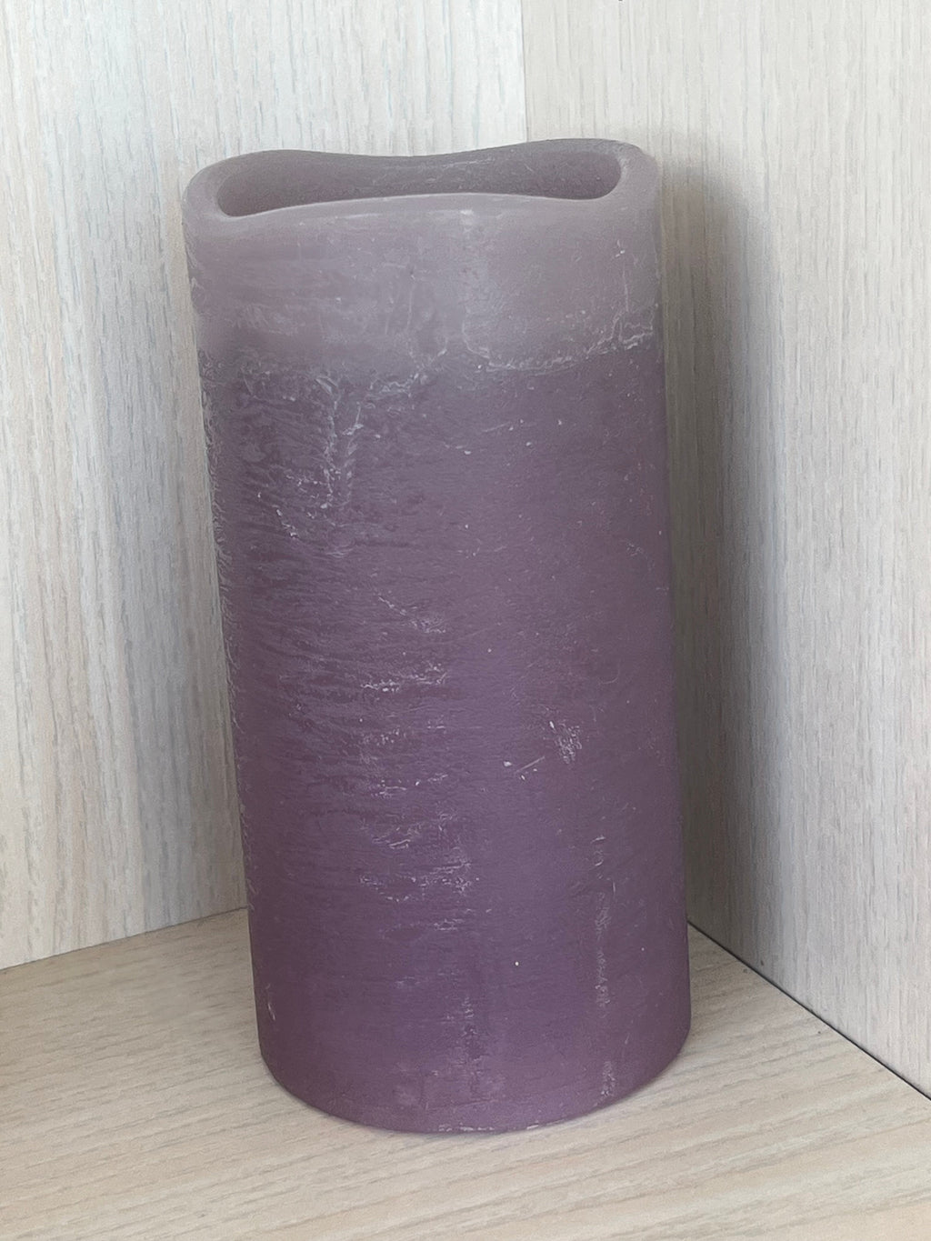 Elambia Flammenlose Kerze C4709 Lila 15cm Hoch Zustand: Gut