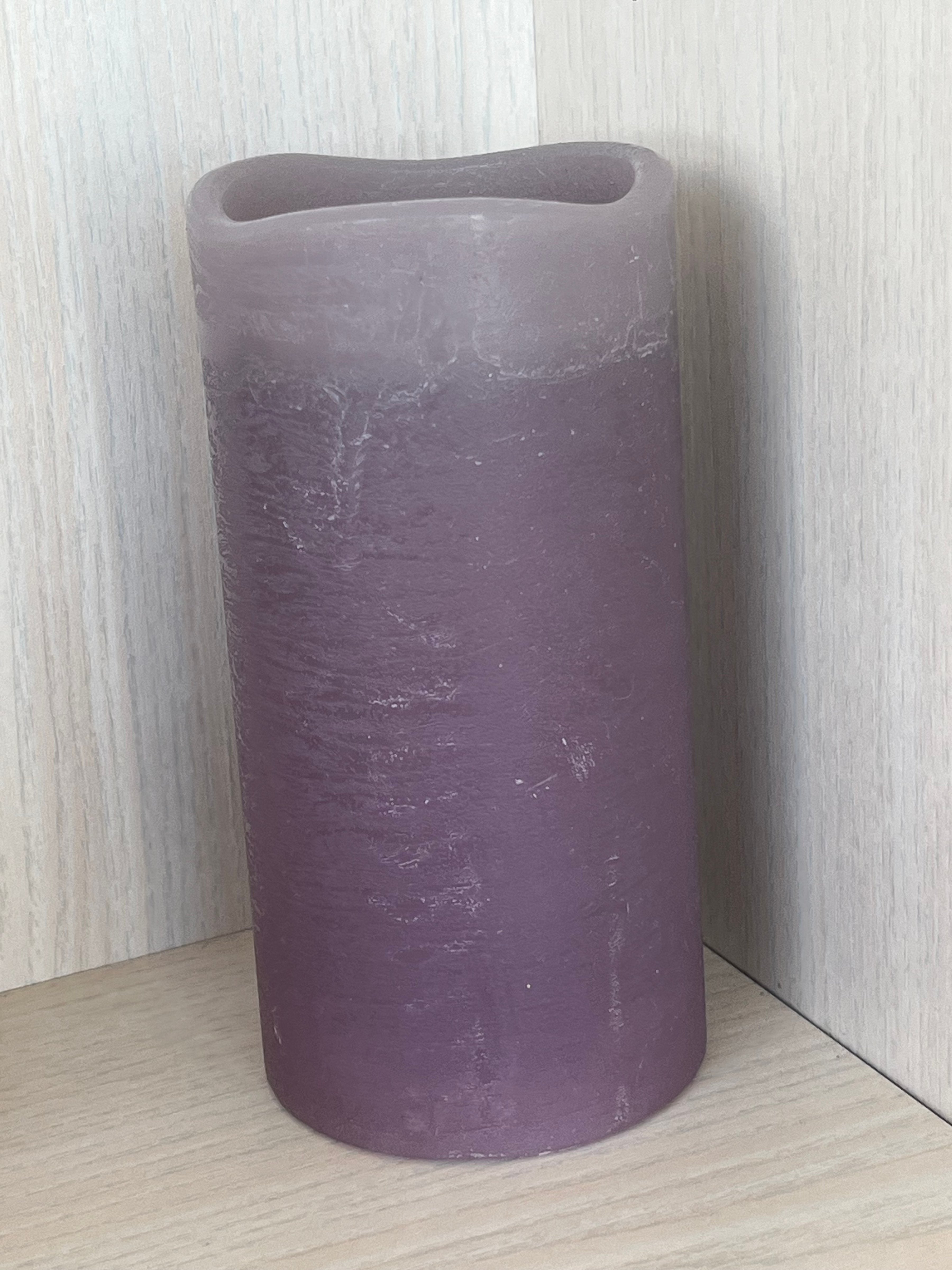 Elambia Flammenlose Kerze C4709 Lila 15cm Hoch Zustand: Gut