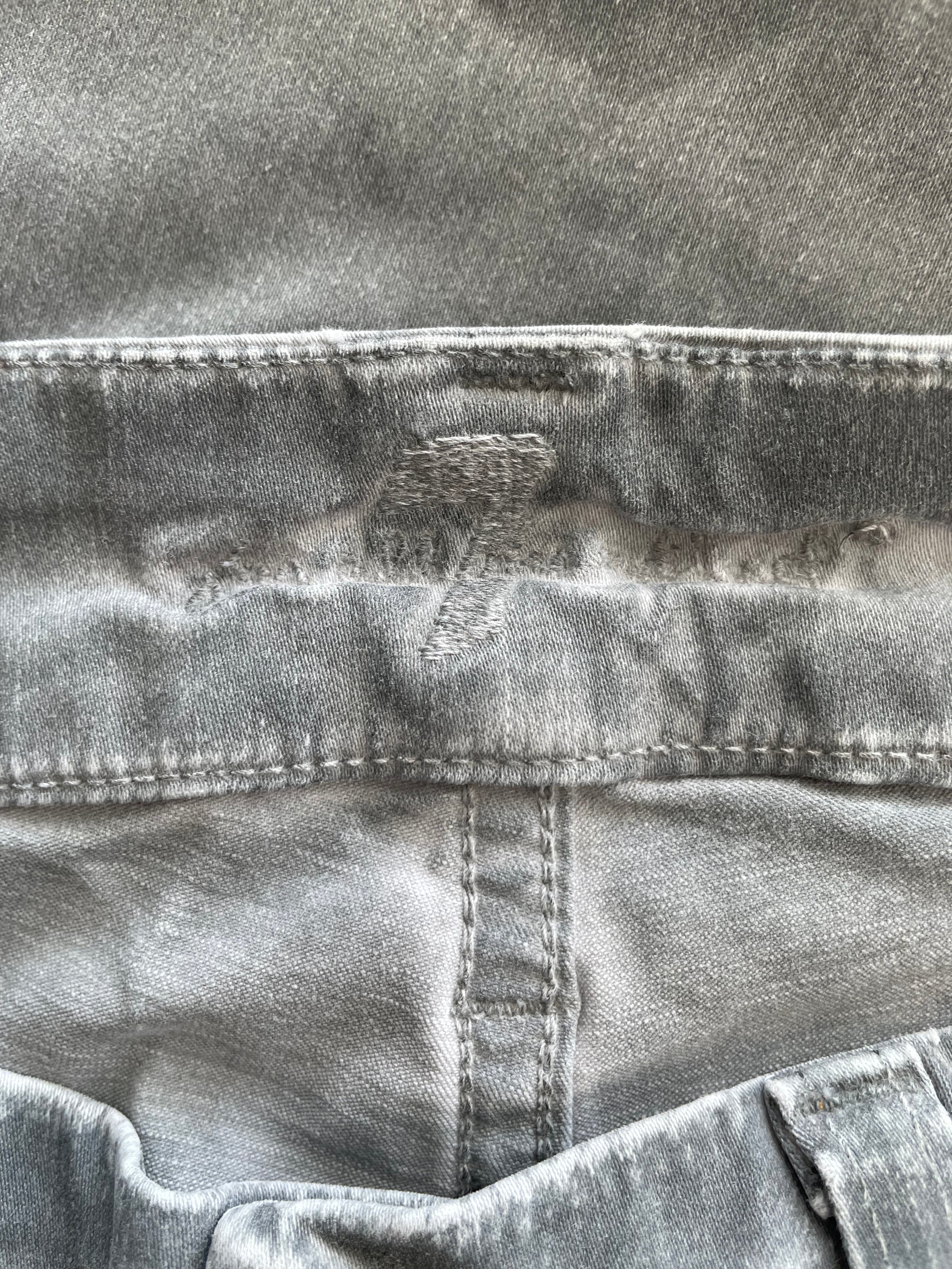 7 For All Mankind Denim Jeans Grau Größe 32 UK Sehr Gut