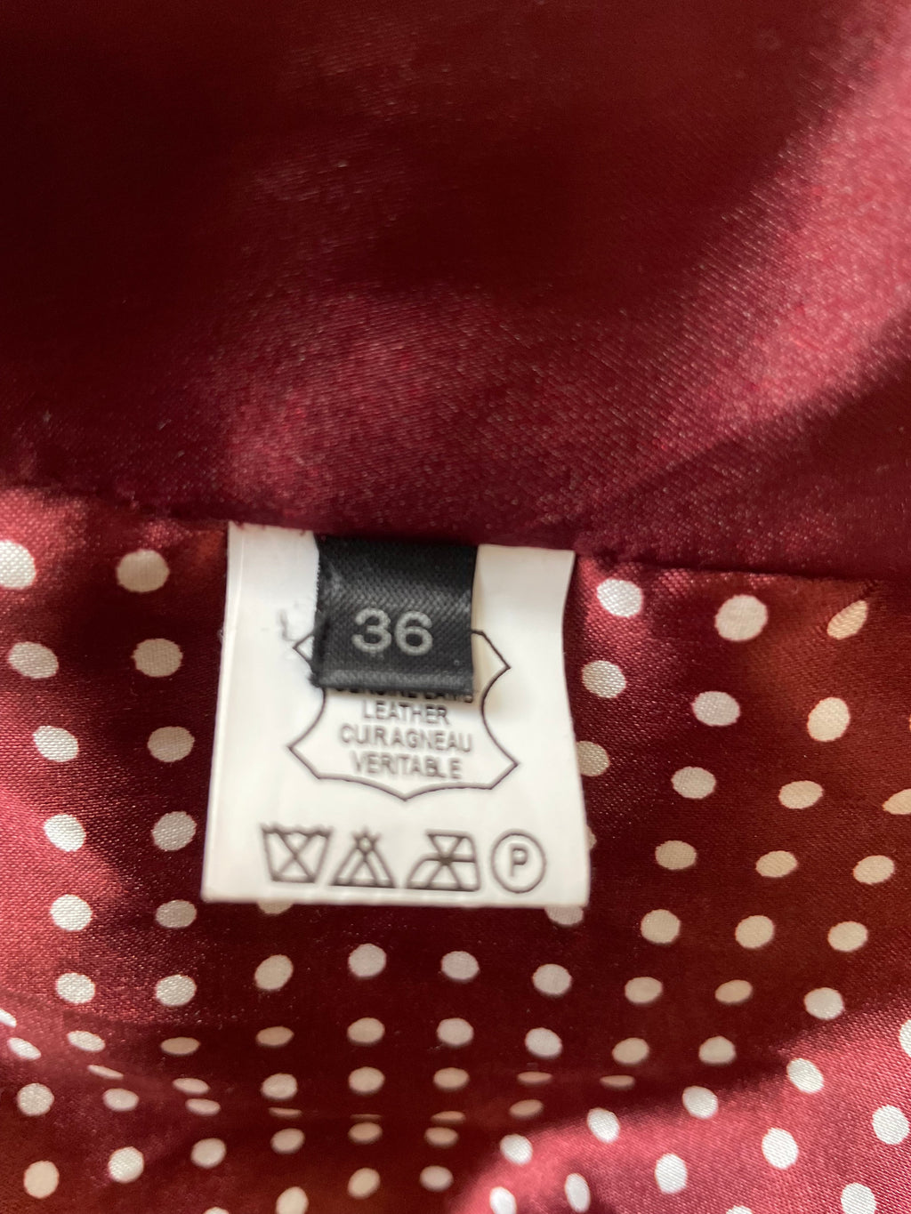 Schyia gesteppte Leder-Bikerjacke, Schwarz, Größe ?, Sehr Gut