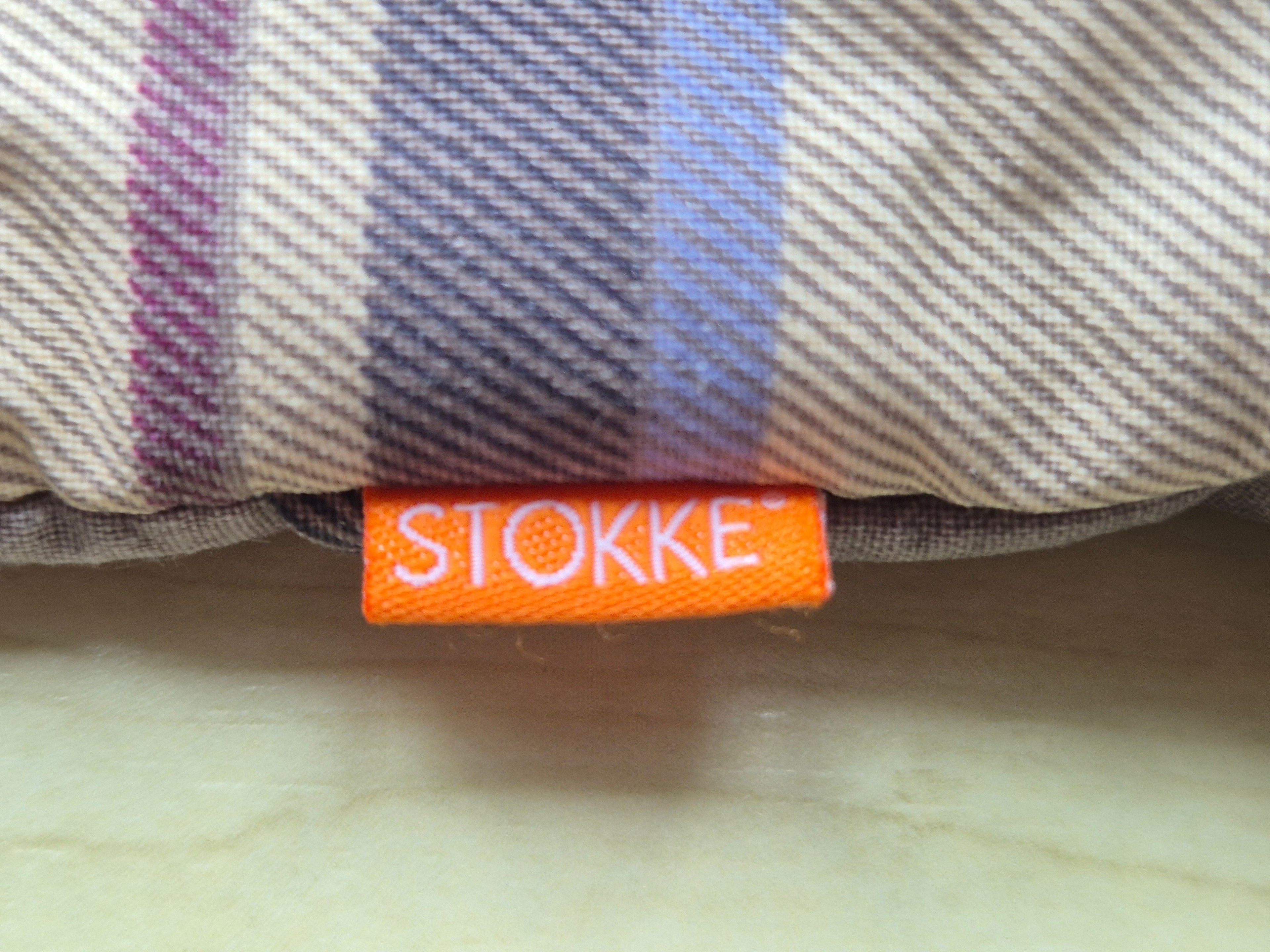 Stokke Tripp Trapp Cushion Set, Plaid Multicolor, Very Good Condition