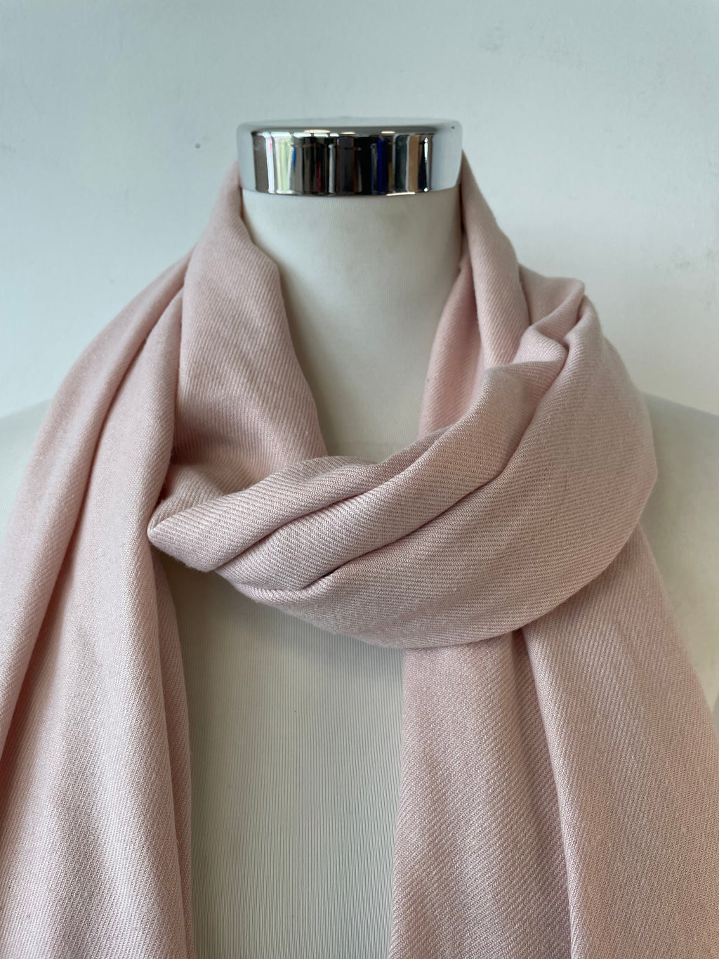 Etsy Classic Neck Scarf Dusty Pink Acrylic 180x70cm Very Good