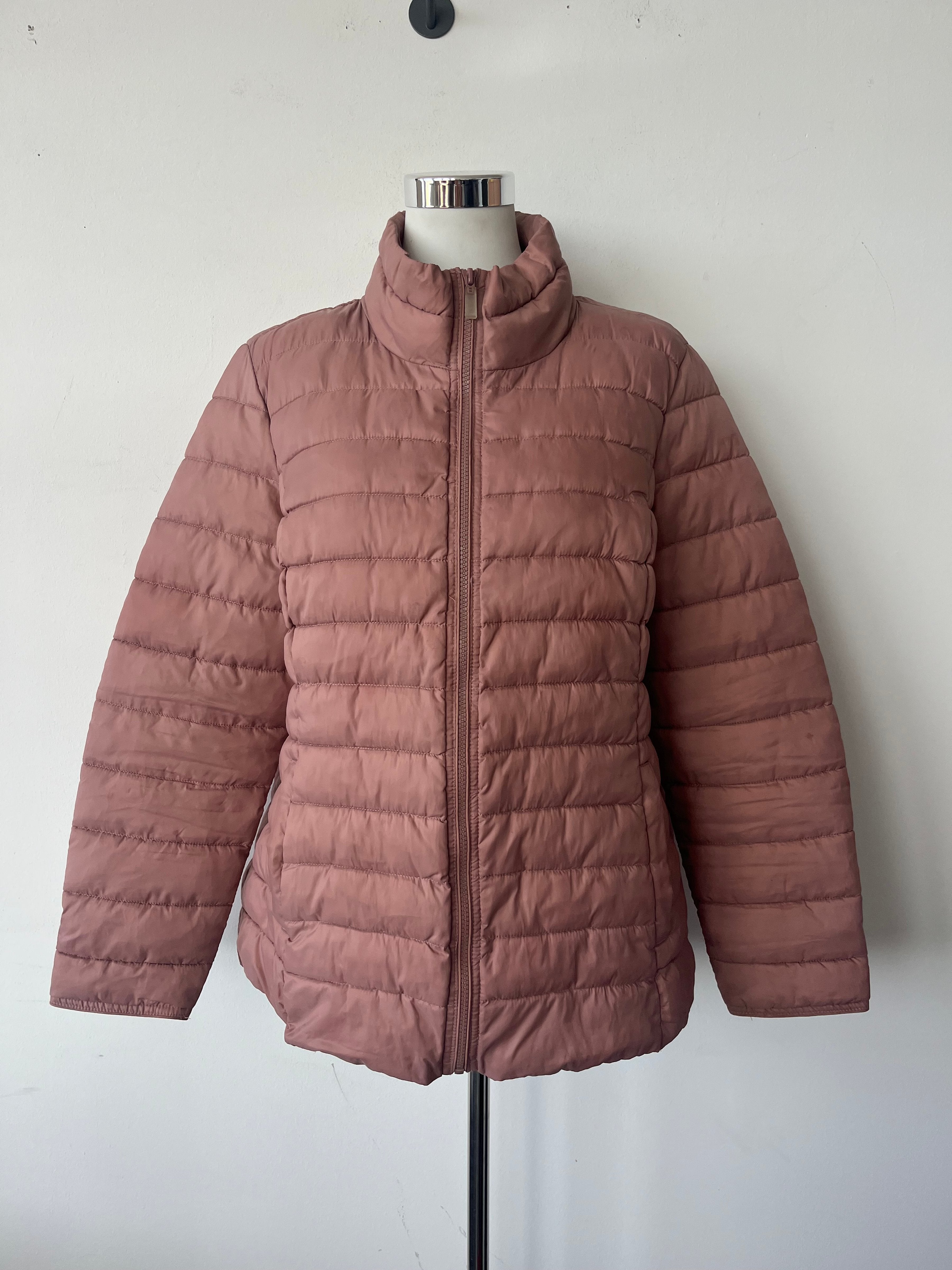 ONLY Carmakoma Women's Puffer Jacket, Dusty Pink, Medium, Normal Use