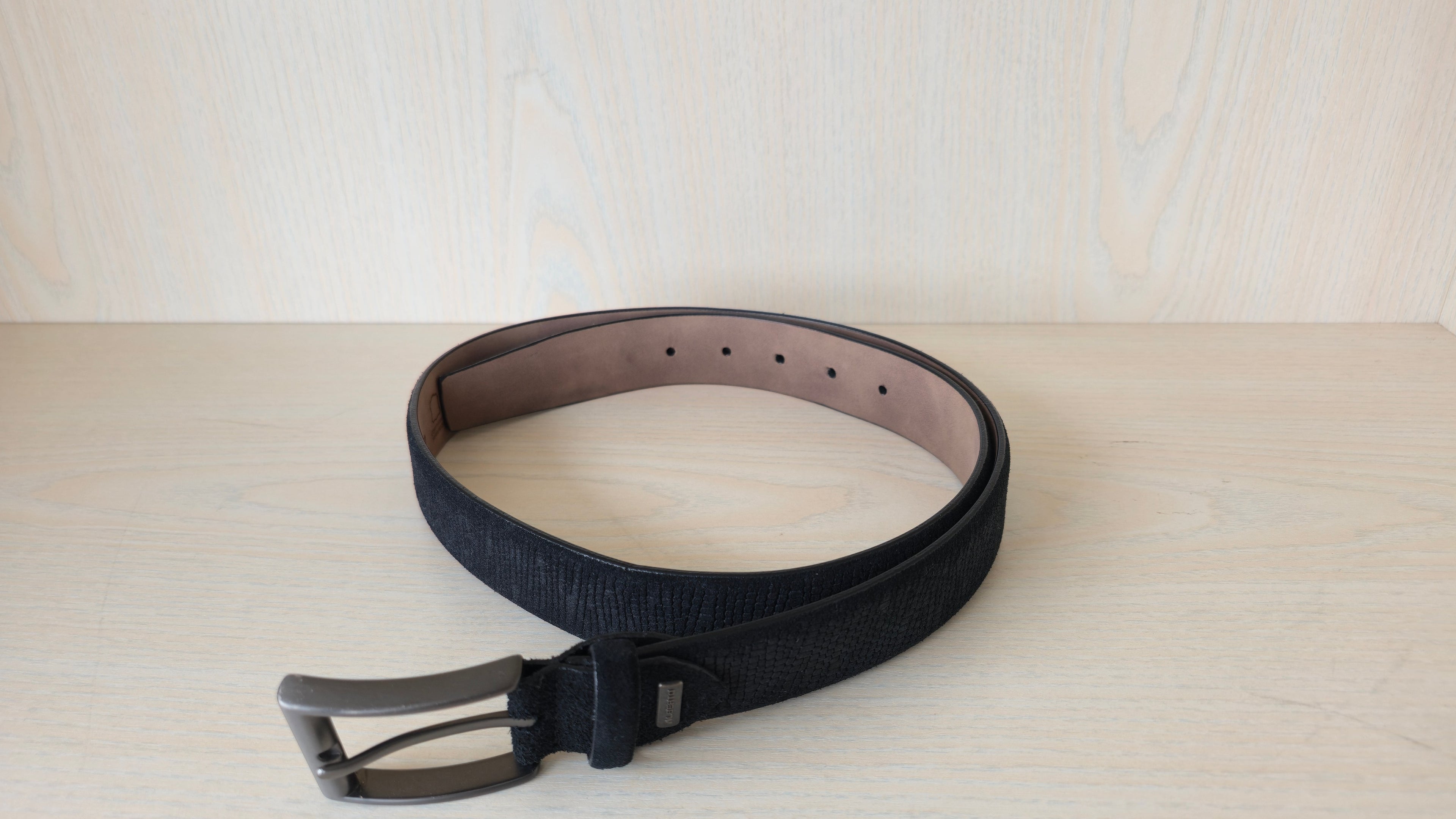 Alberto Ledergürtel, schwarz, 95 cm – wie neu