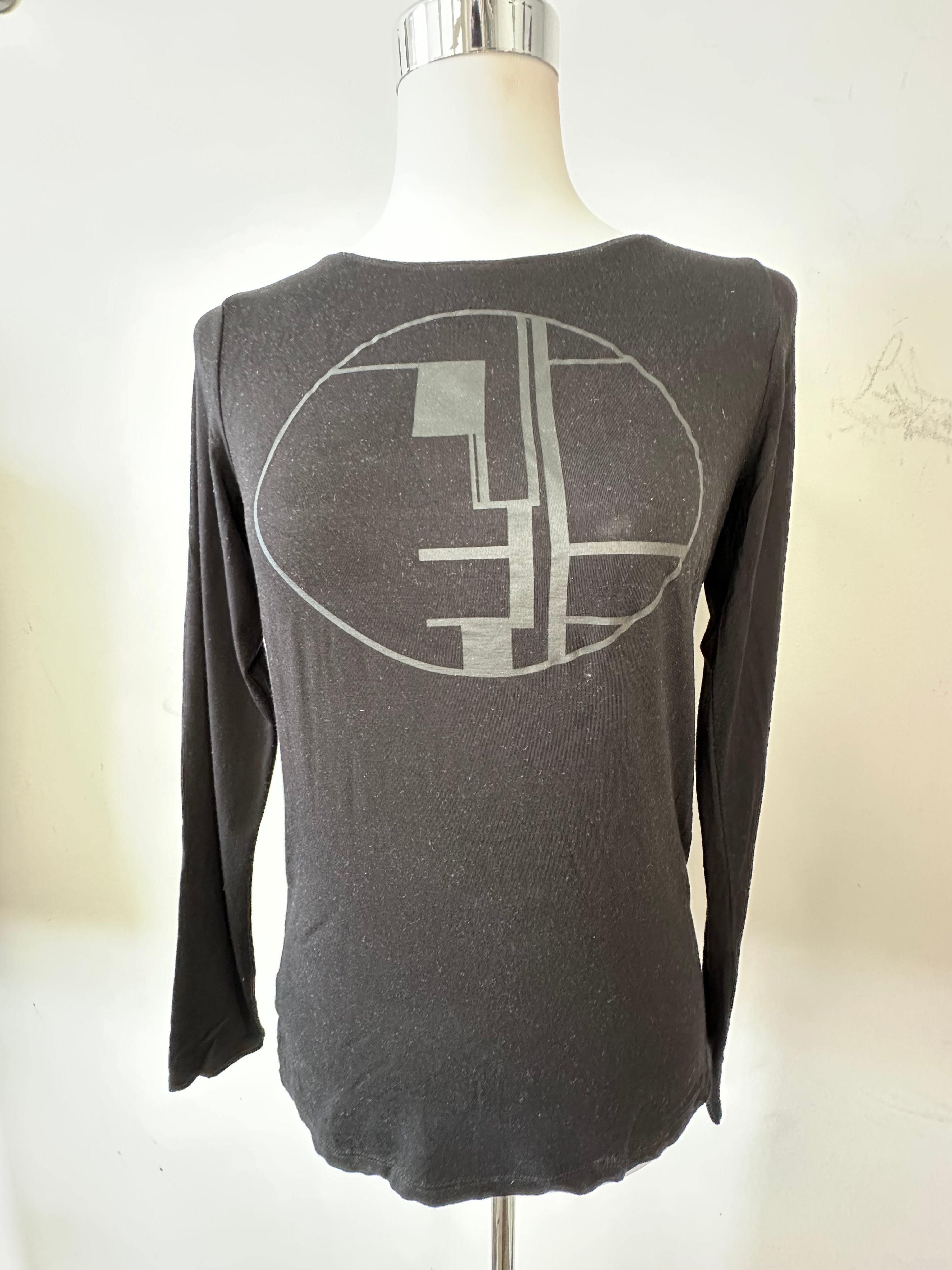 Someday Bauhaus Spirit Logo Shirt, Schwarz, Größe 36, Gebraucht