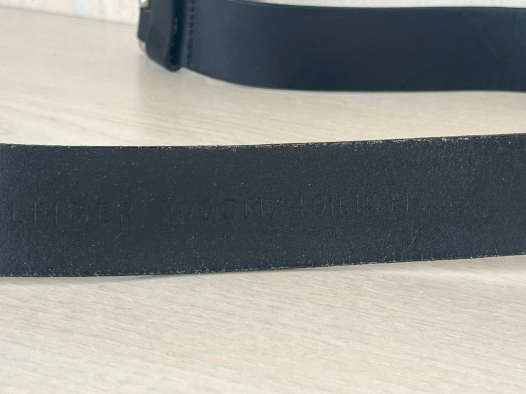 Tommy Hilfiger Ledergürtel Classic Schwarz 100 cm gebraucht