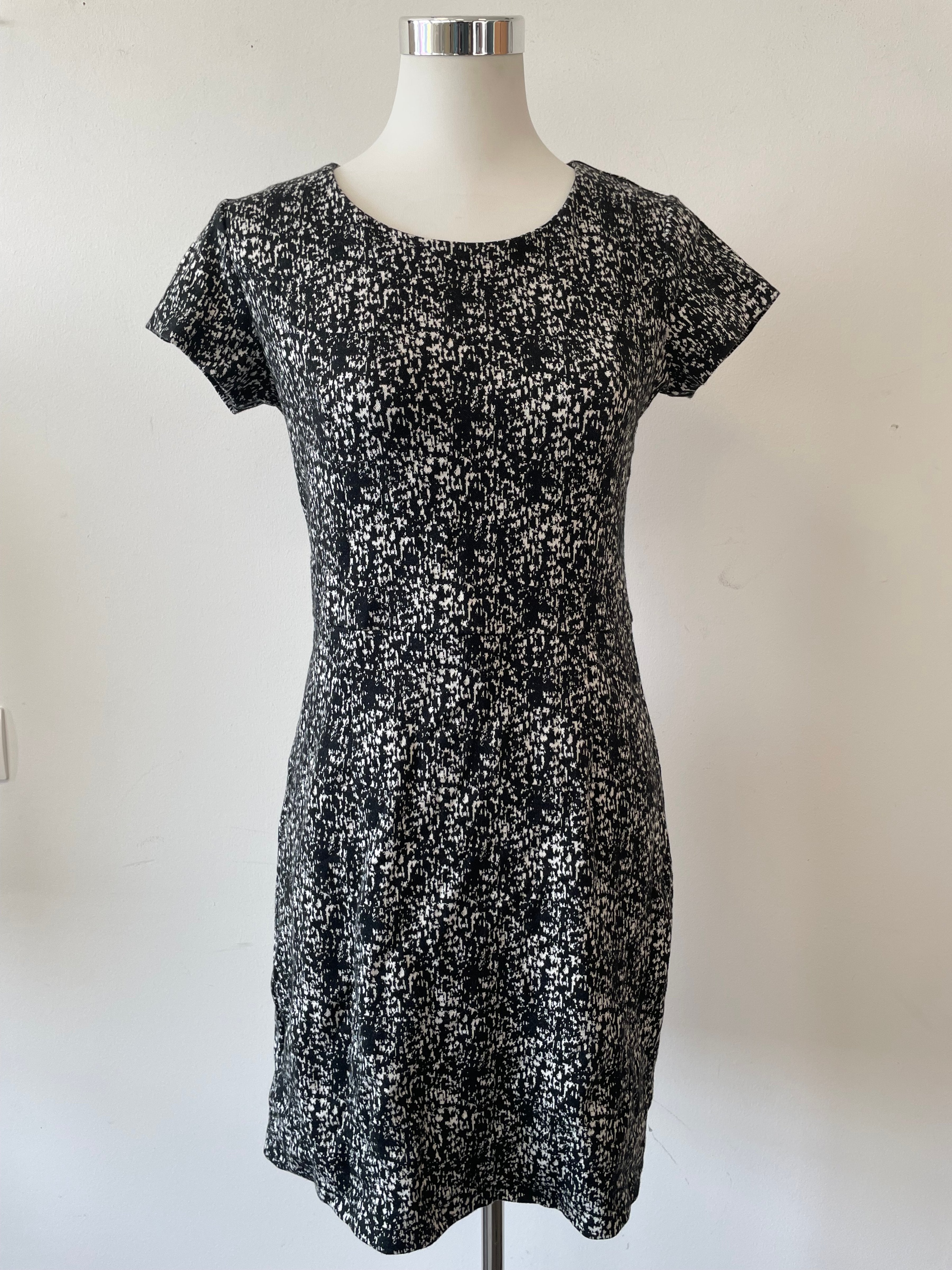 Noa Noa Monochrome Printed Dress Black/White Size S – Very Good