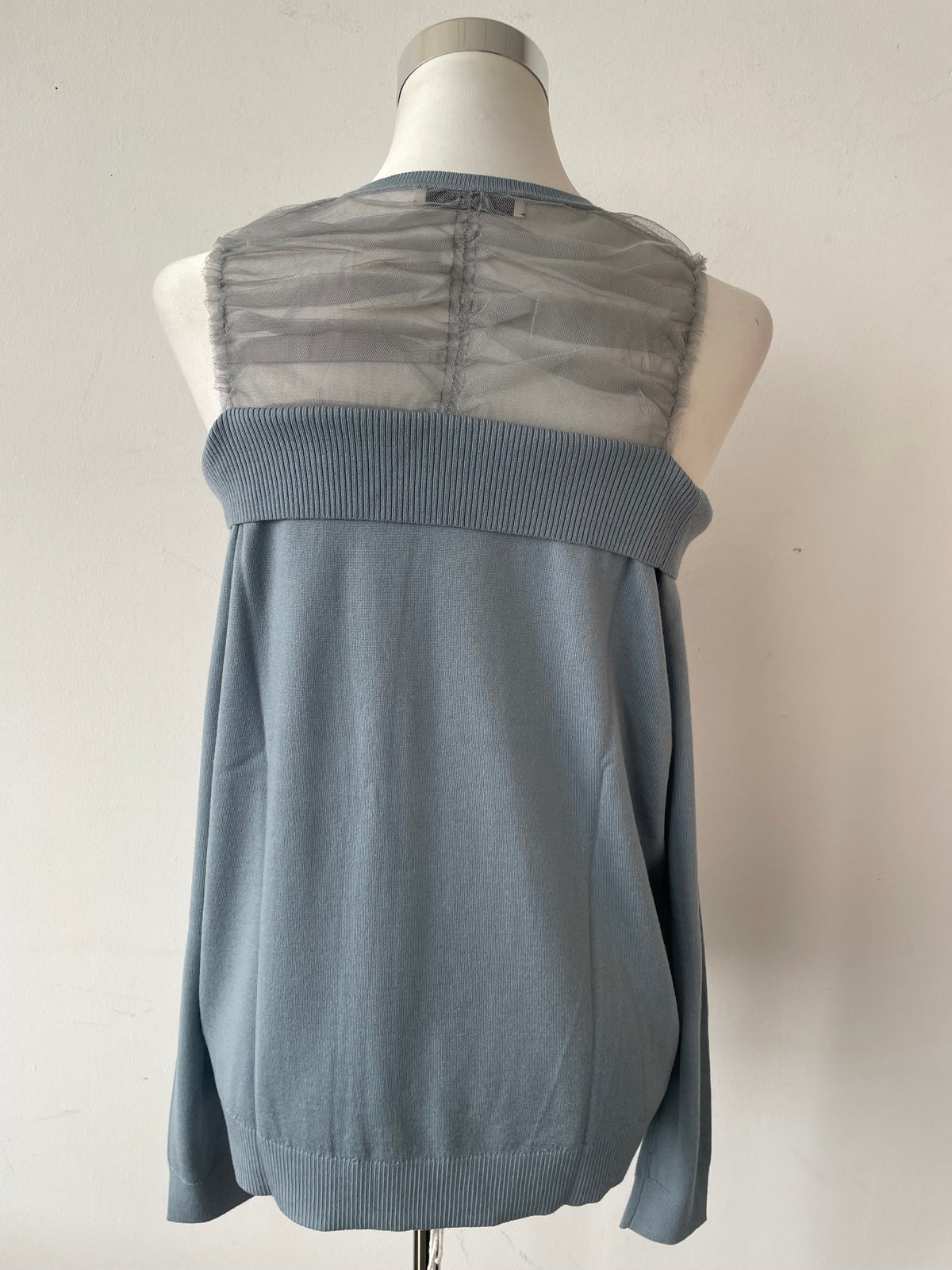 Dorothee Schumacher Luxus Strickpullover, Gr. 3, Hellblau, Sehr Gut