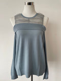Dorothee Schumacher Luxus Strickpullover, Gr. 3, Hellblau, Sehr Gut
