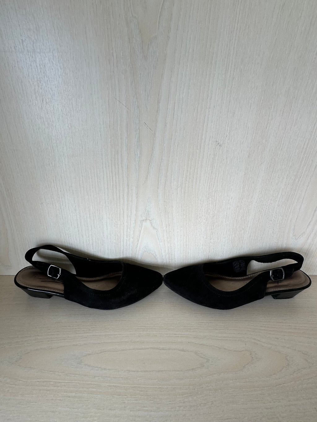 Jana Klein Slingback Heels Schwarz Gr. 36 Wie Neu