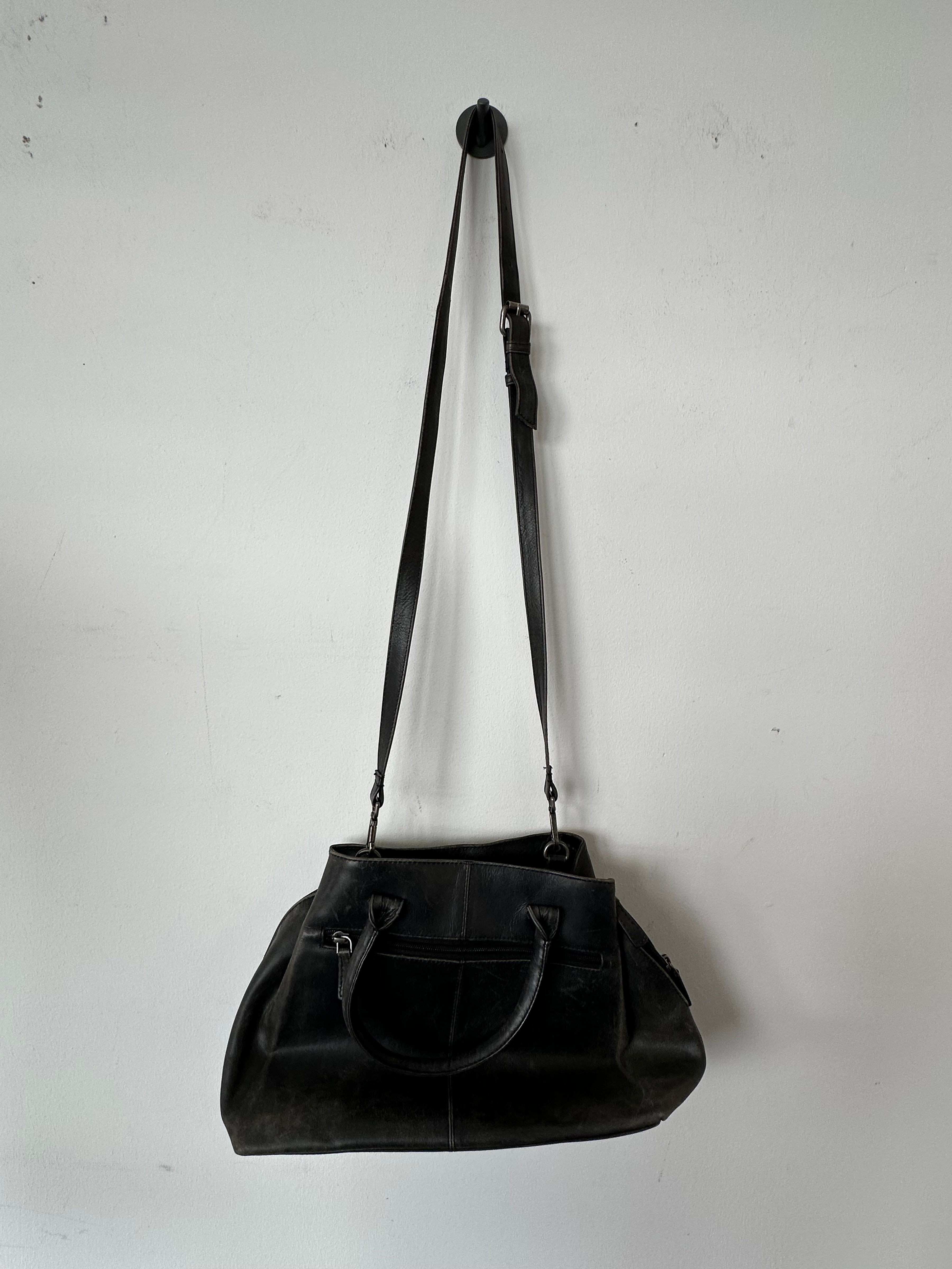 Contigo Fairtrade Ledertasche, mittel, normaler Zustand, braun