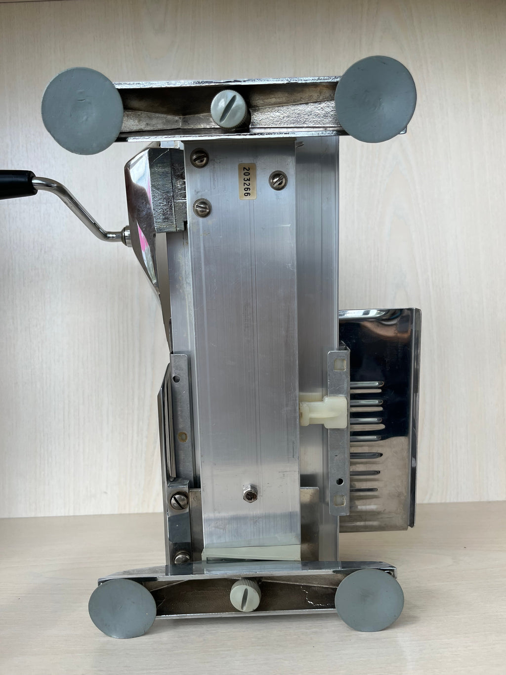 Vintage ELOSTHAL Silver Meat Slicer, Very Good Condition, 34x19 cm