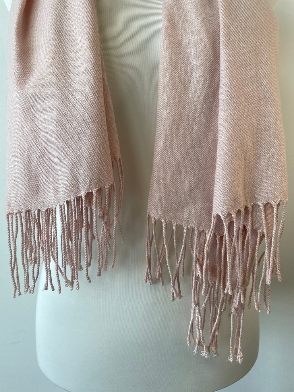 Etsy Classic Neck Scarf Dusty Pink Acrylic 180x70cm Very Good