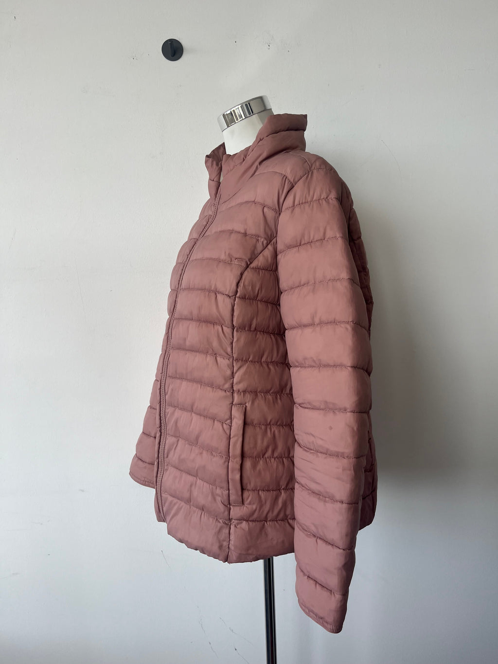 ONLY Carmakoma Women's Puffer Jacket, Dusty Pink, Medium, Normal Use