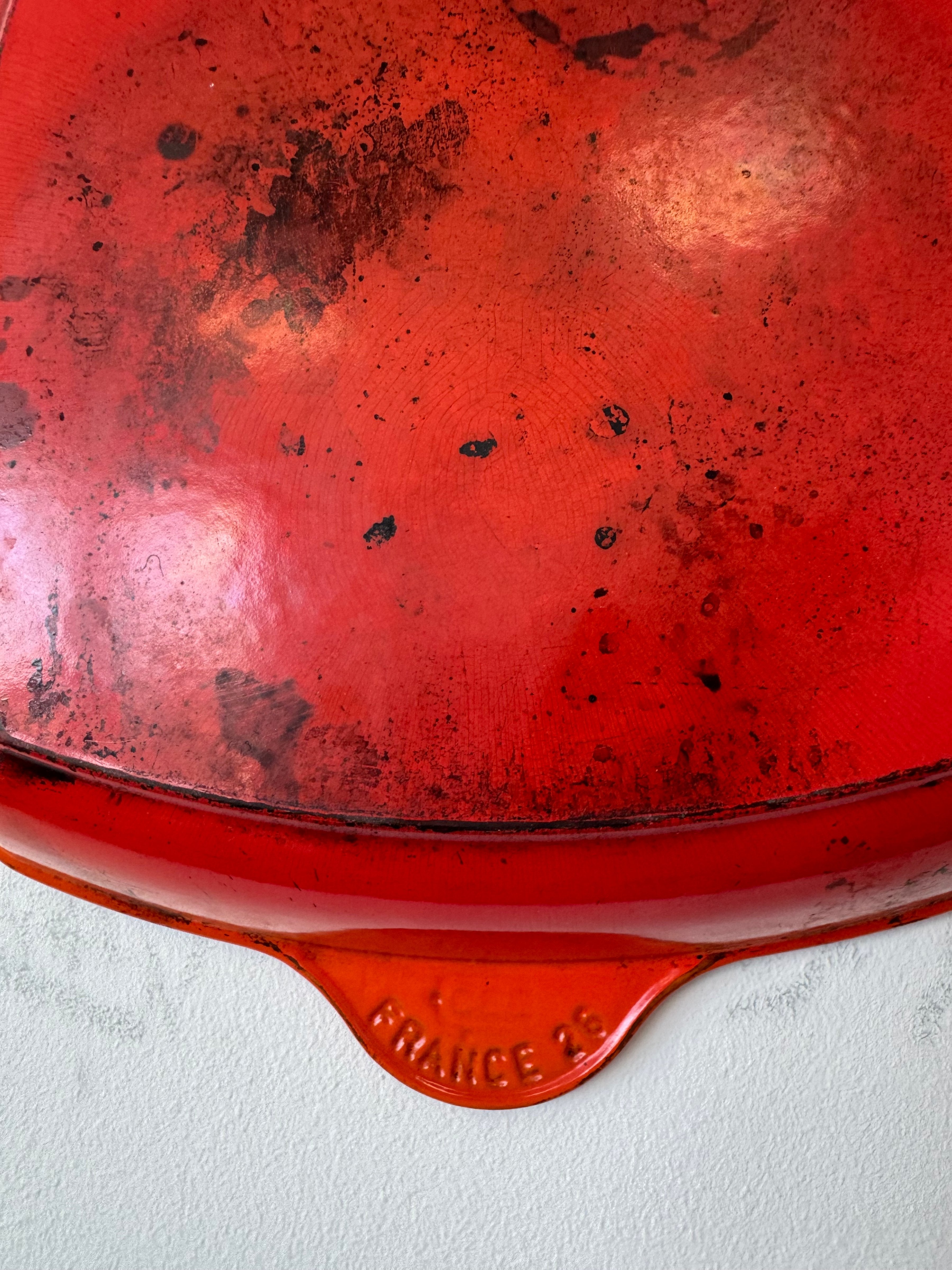 Le Creuset Grillpfanne quadratisch 26cm Orange Gusseisen