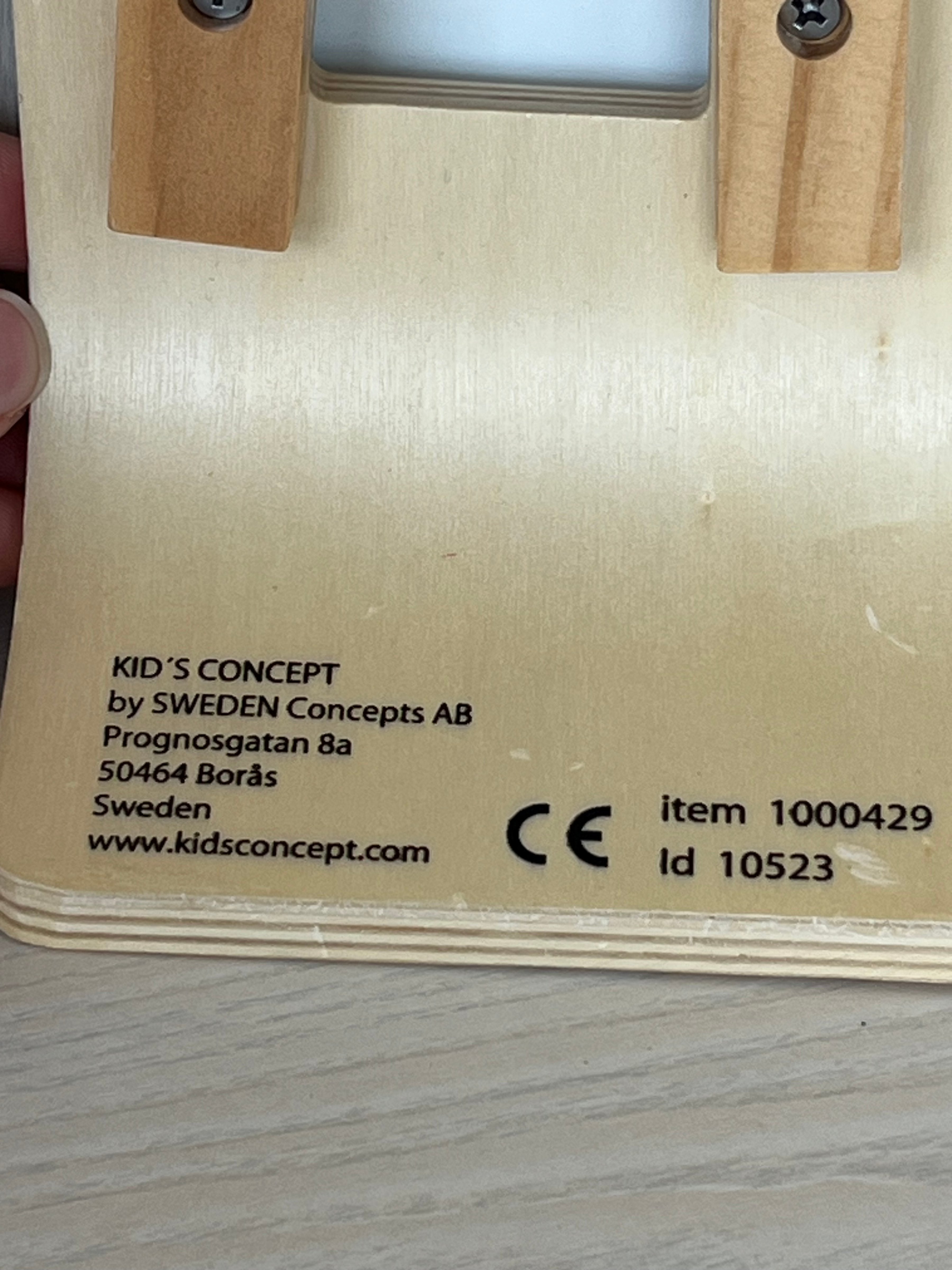 Kid's Concept Holzxylophon – sehr guter Zustand, 30 cm, Natur/Weiß