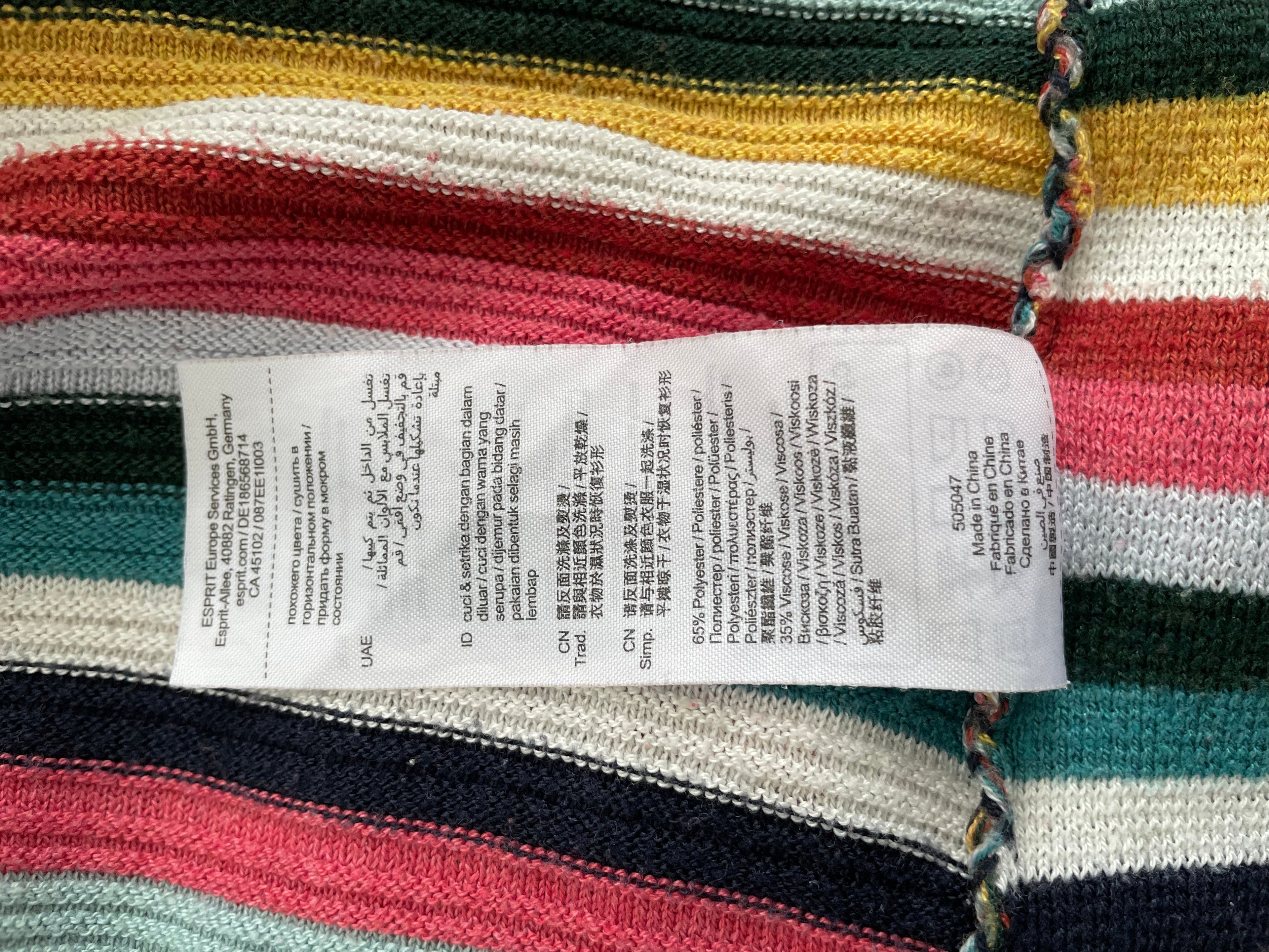 Esprit Signature Stripe Pullover, Gr. M, Multicolor, sehr guter Zustand