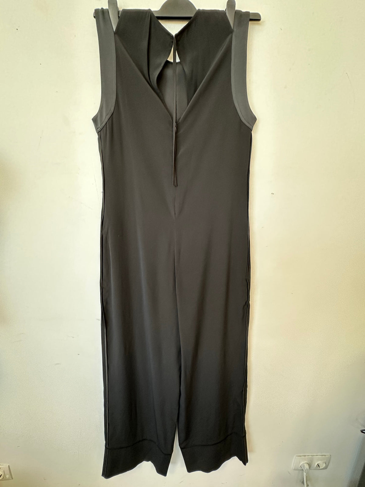 Victoria Beckham Ärmelloser Jumpsuit, Schwarz, Gr. UK 10, Sehr Gut