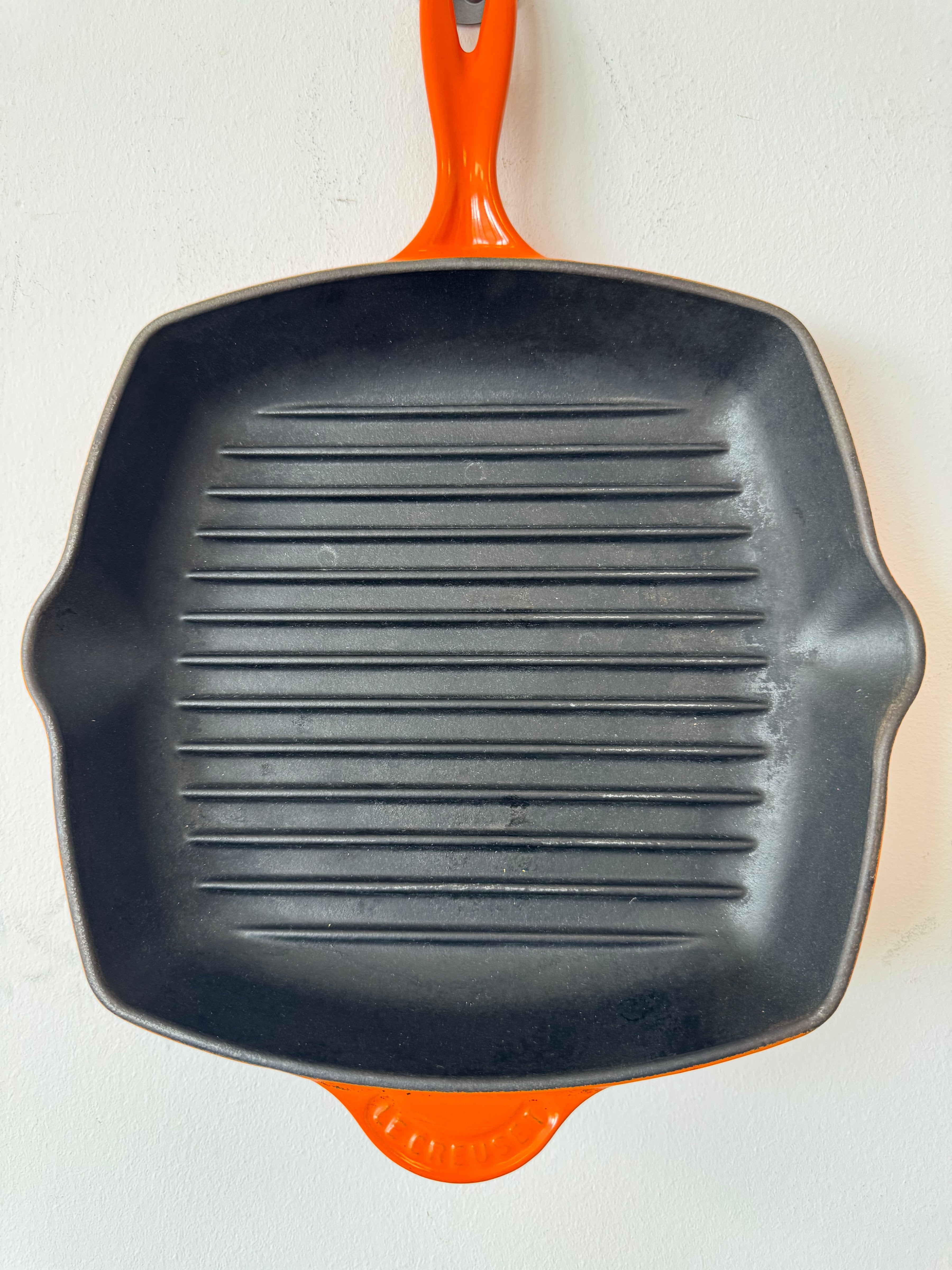 Le Creuset Grillpfanne quadratisch 26cm Orange Gusseisen