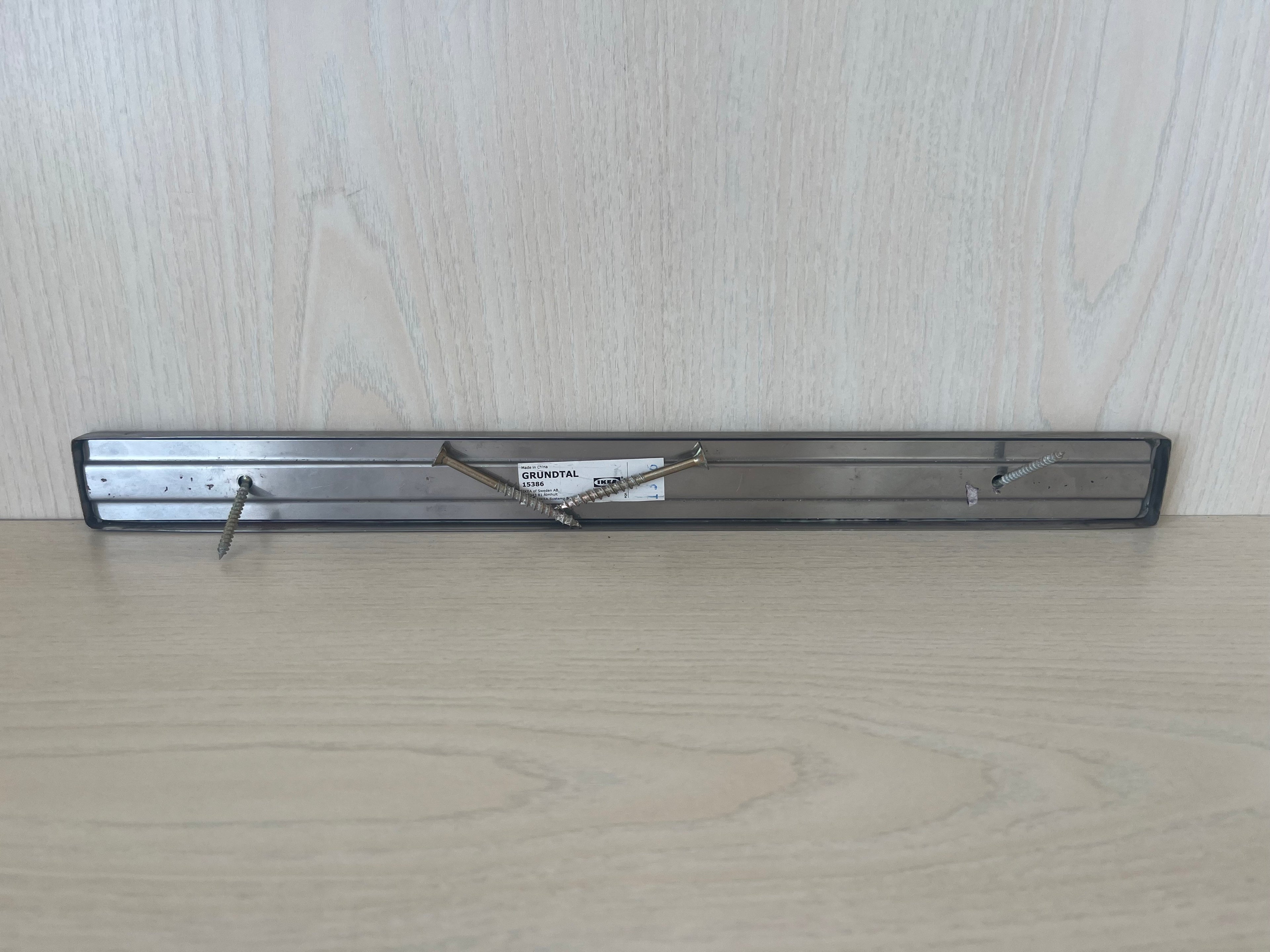 IKEA GRUNDTAL Messerleiste 40 cm – Edelstahl, guter Zustand