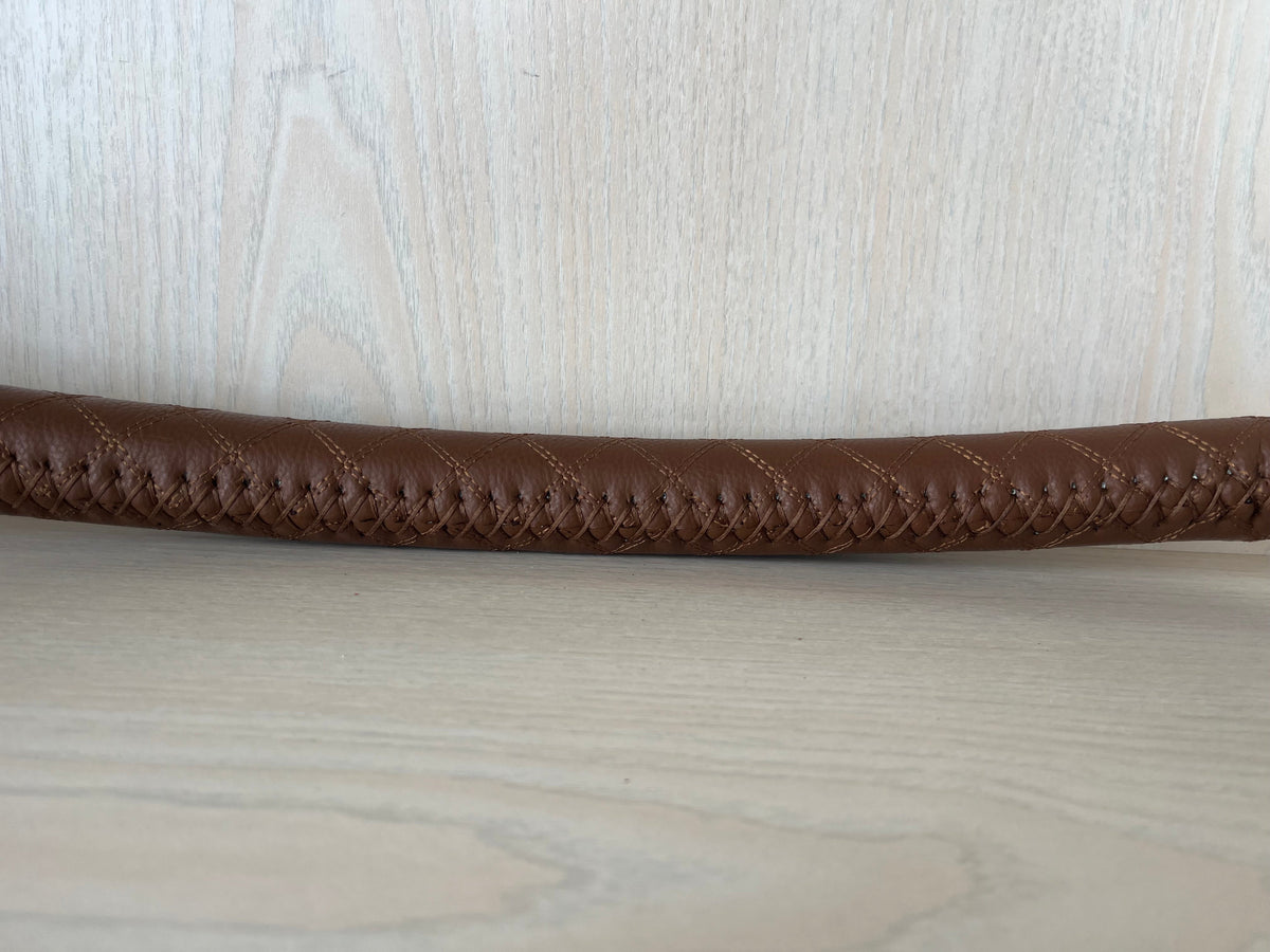 Joolz Universal Bumper Bar, Lederoptik, Braun, Wie Neu, 48x12 cm
