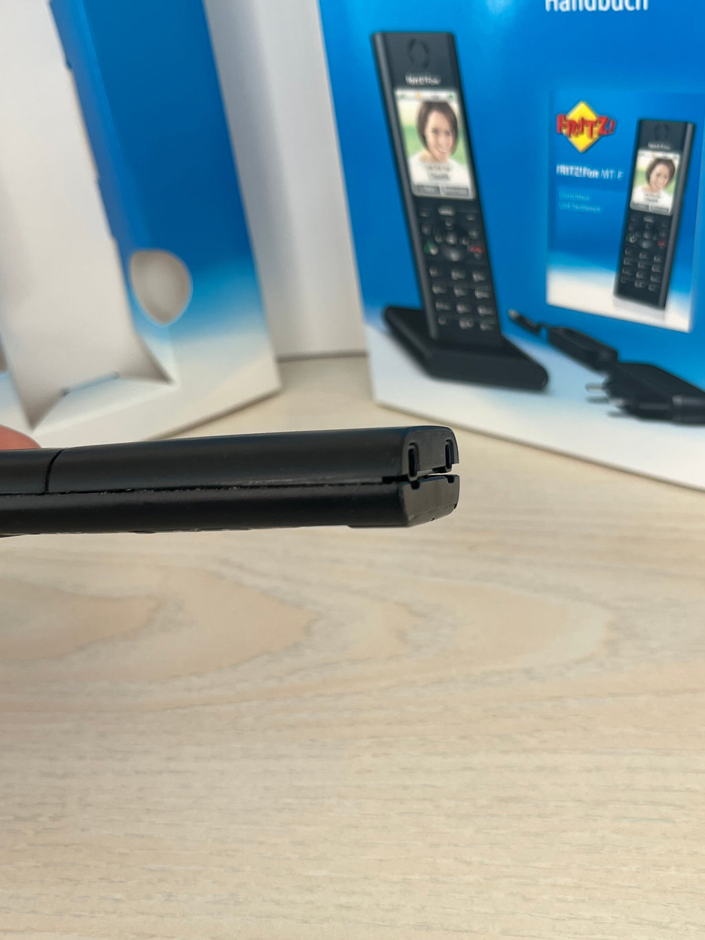 AVM Schnurlostelefon FRITZ!Fon MT-F, Schwarz, Kompakt, Gebraucht