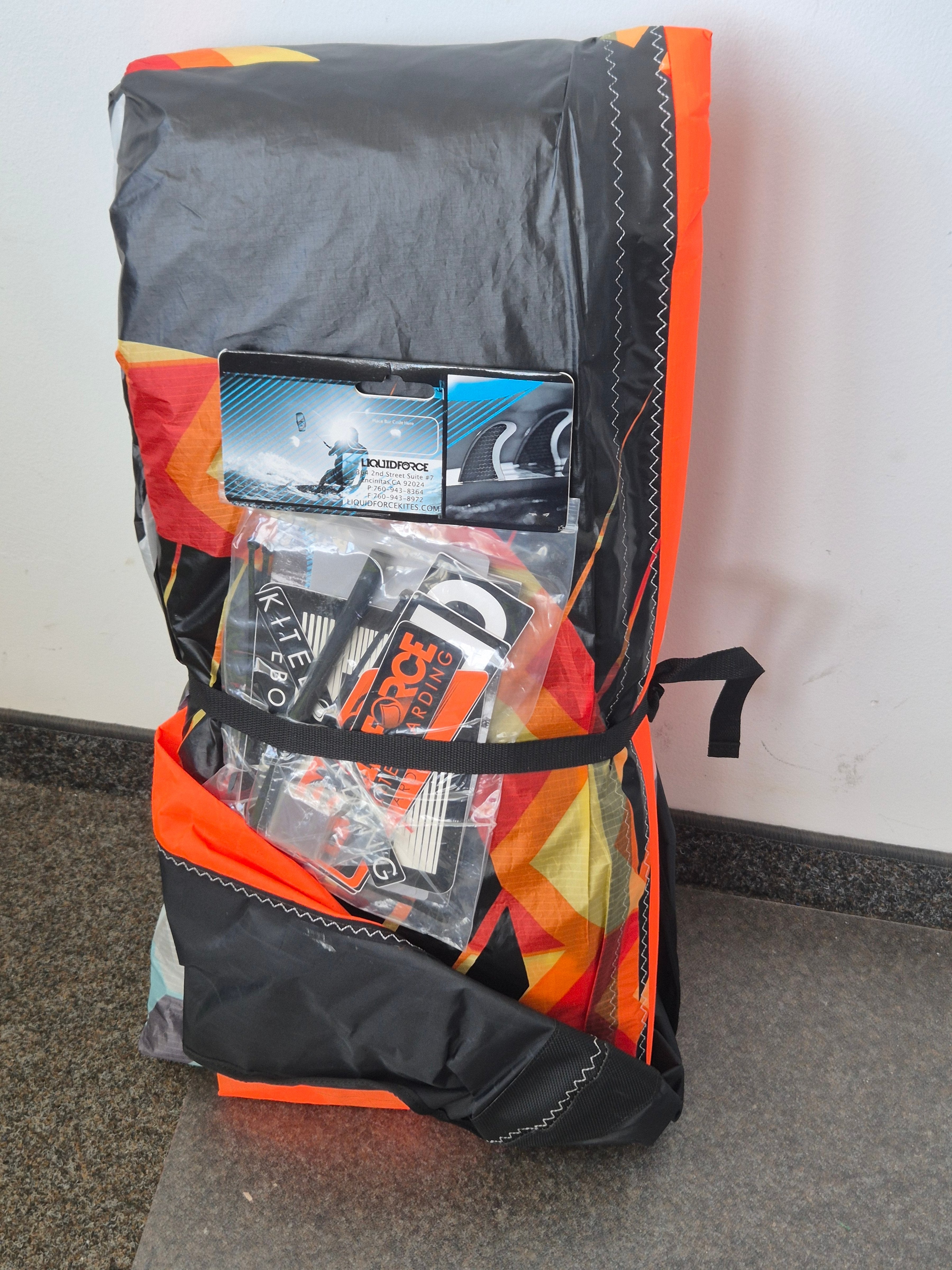 Liquid Force Solo Kite 12m Gelb/Orange/Schwarz Sehr Gut