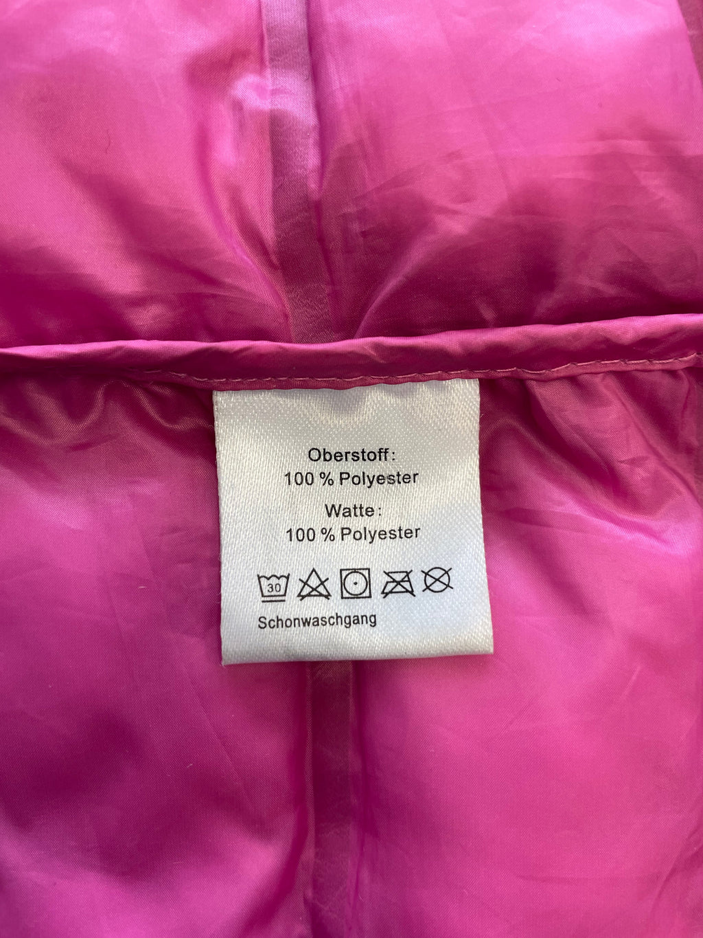 Shamp Damen Puffer Weste S Pink, guter Zustand, 70cm Länge, 48cm Brust