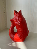 Gift Company Coral Red Fish Vase 1.2L - New, 26cm