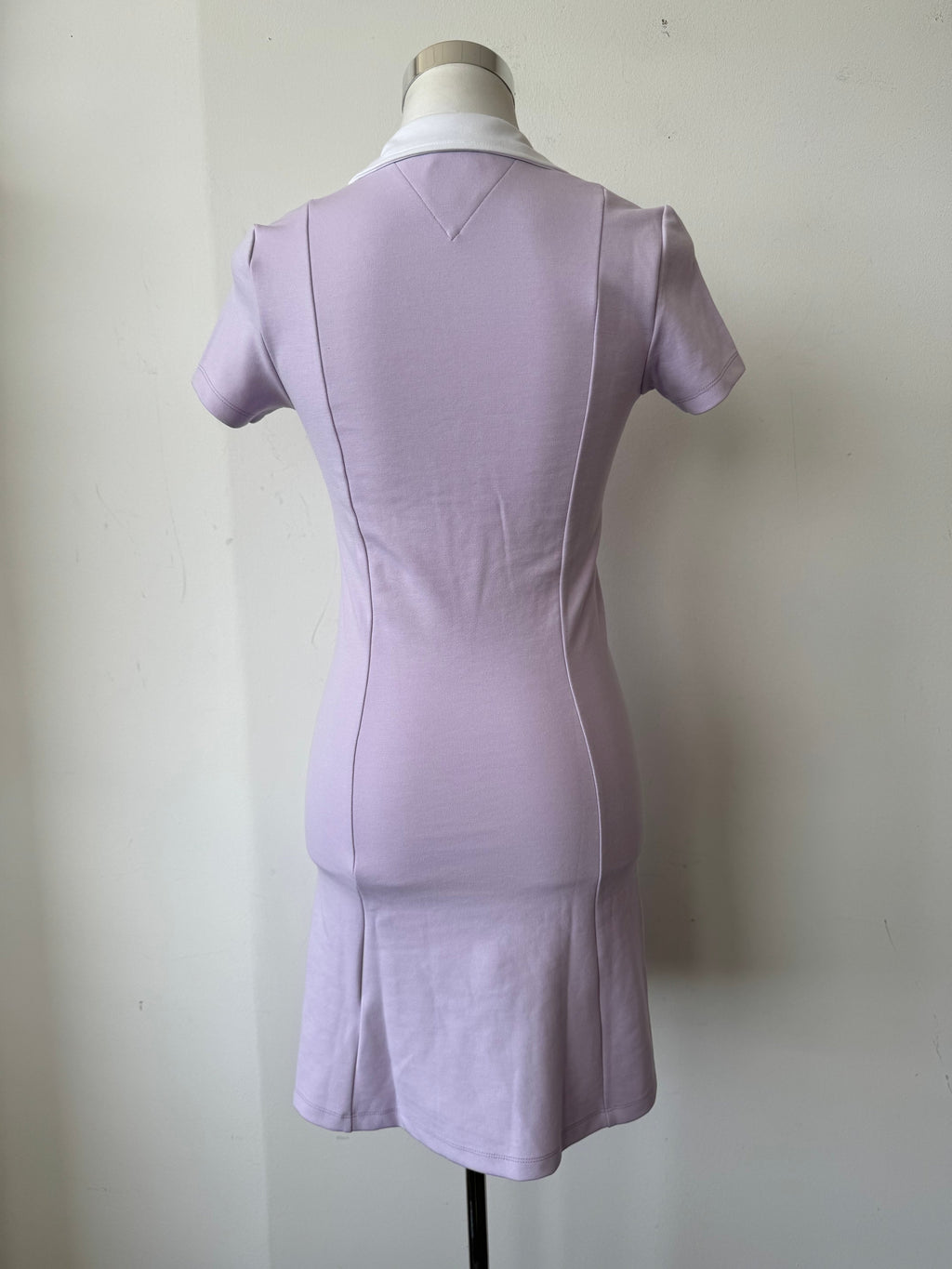 Tommy Hilfiger Polo Dress XS Light Pink White Collar Very Good Condition