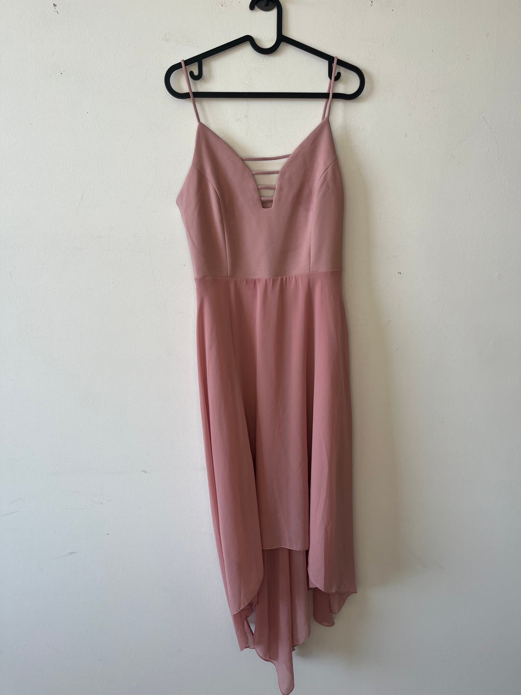 Trendyol Pink Midi Dress, Size 38, Very Good Condition