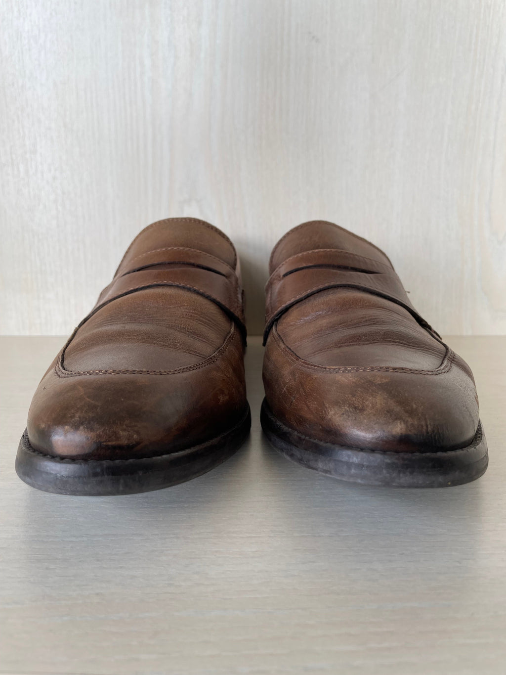 Tommy Hilfiger braune Lederloafer EU 42 / US 9, sehr guter Zustand