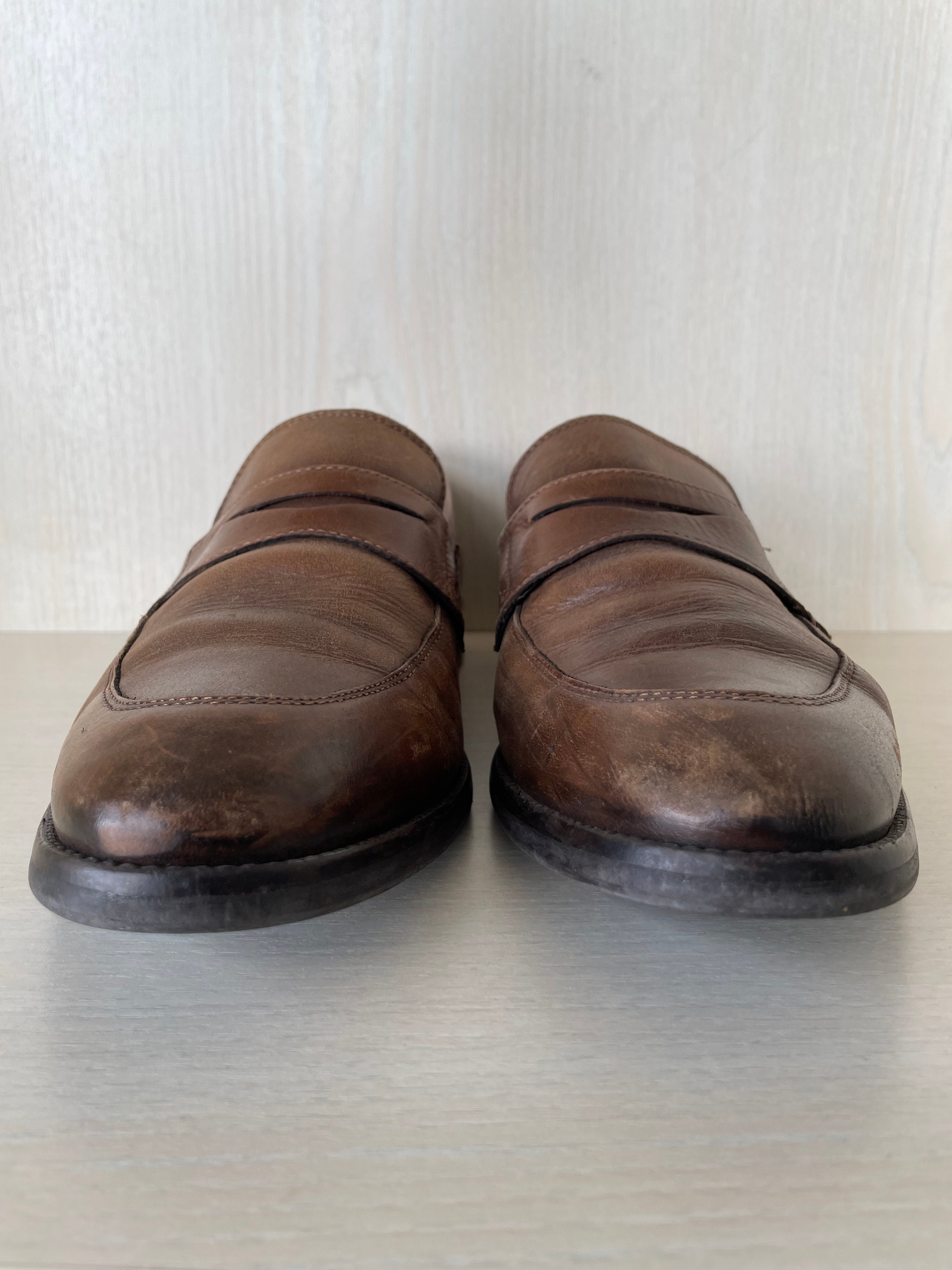 Tommy Hilfiger braune Lederloafer EU 42 / US 9, sehr guter Zustand