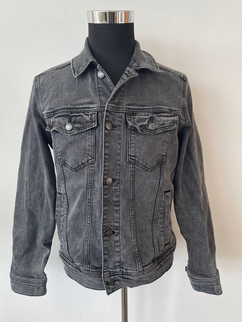 Hollister Epic Flex Jeansjacke Schwarz S, Sehr Gut