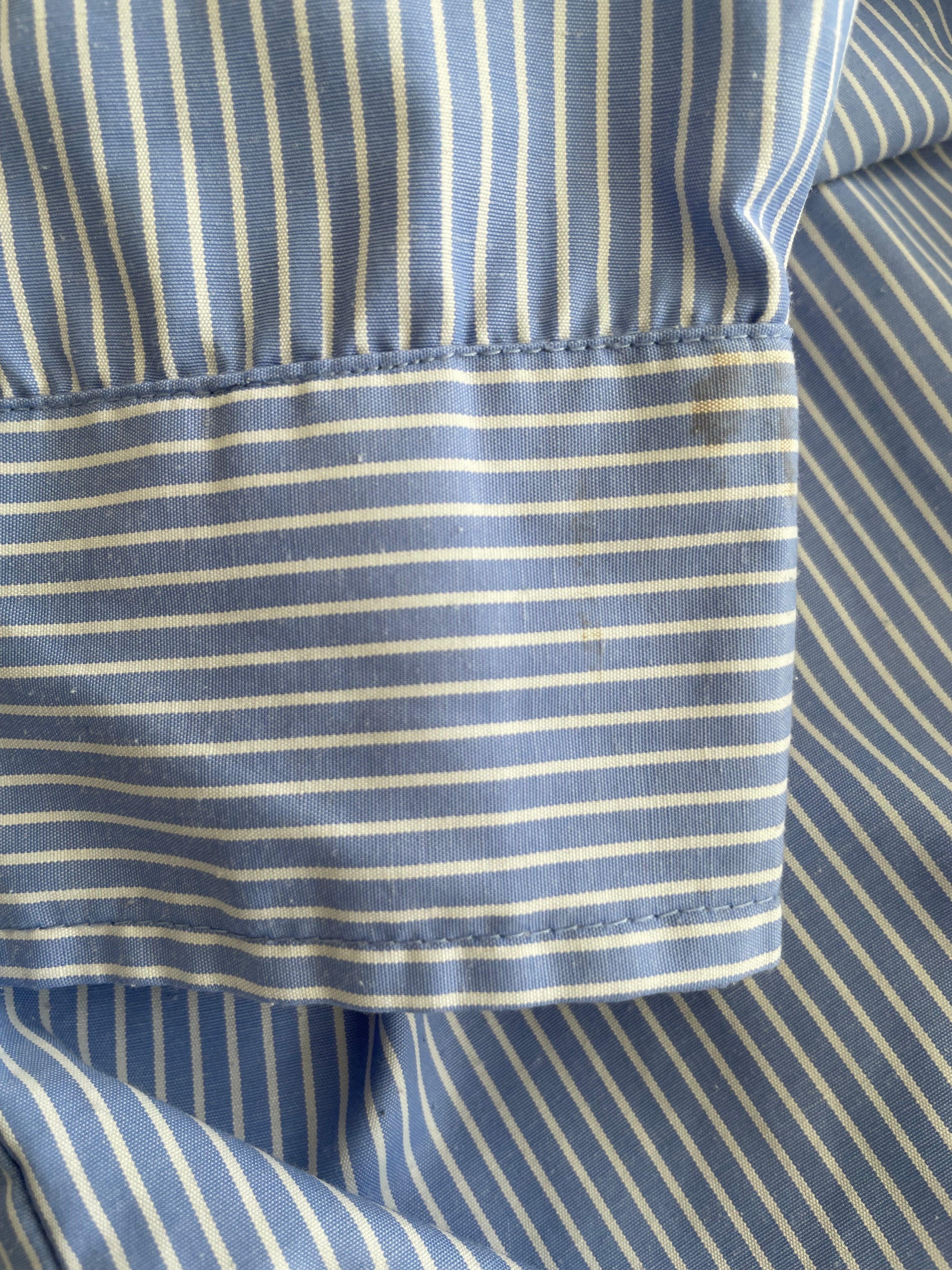 Brave Soul London Besticktes Gestreiftes Hemd XS Blau Mehrfarbig Stickerei