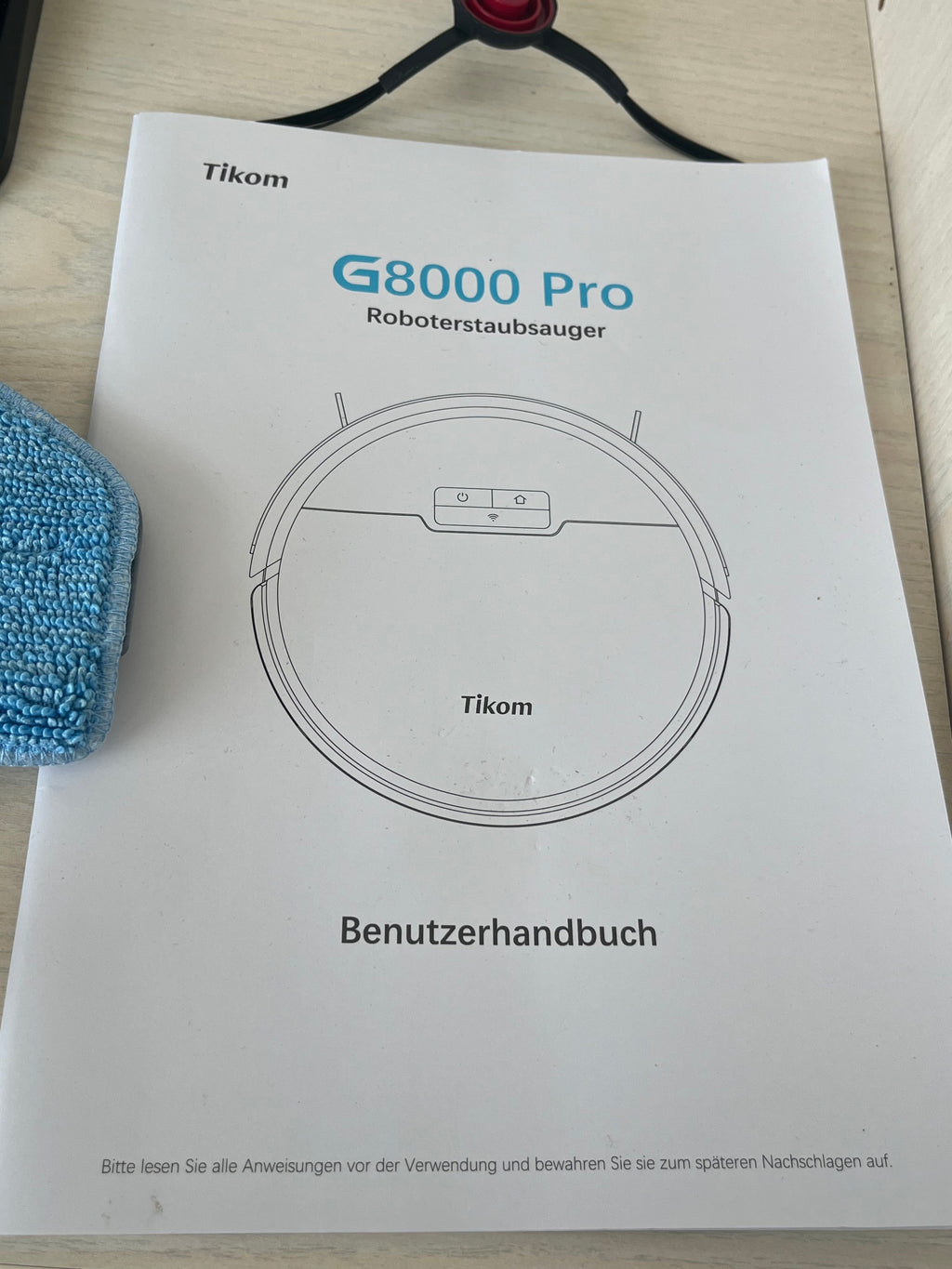 Tikom Saugroboter G8000 Pro, Schwarz, 35 cm, Zustand: Gut