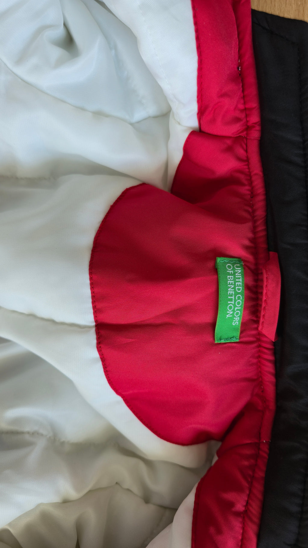 Benetton Racing Bomber Jacket | Kids 1Y | Red-White | Motorsport | Very Good