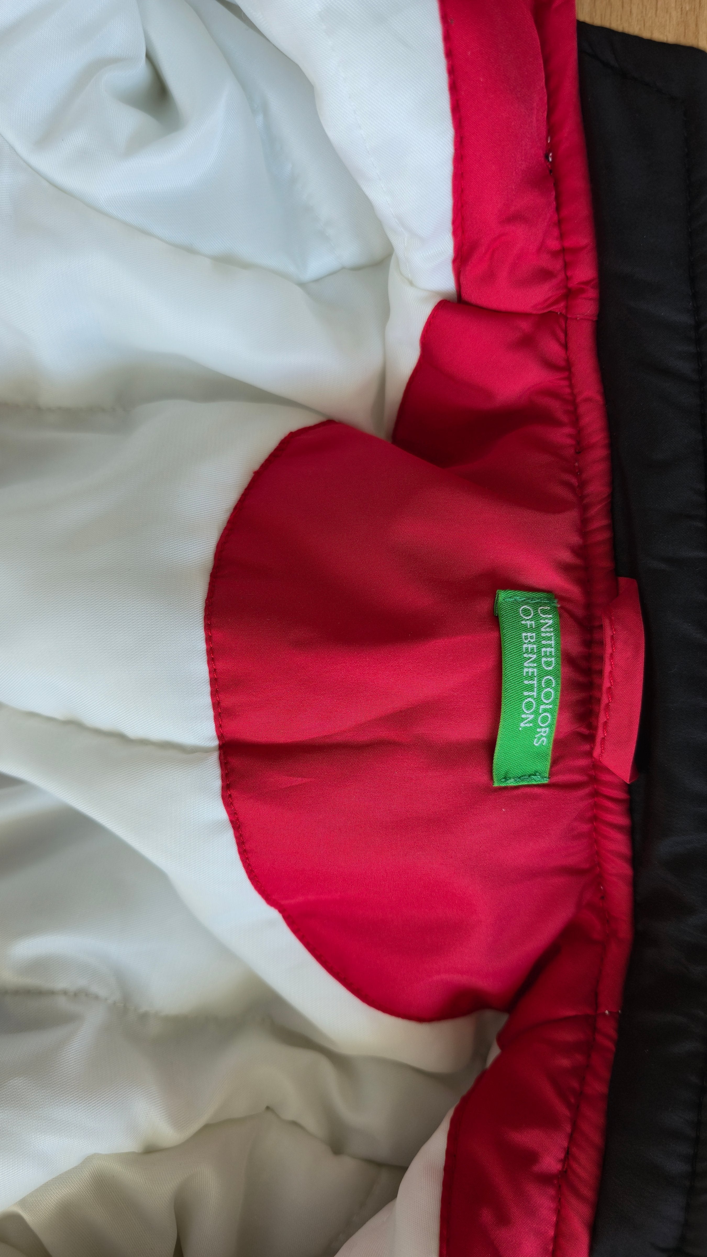 Benetton Racing Bomber Jacket | Kids 1Y | Red-White | Motorsport | Very Good