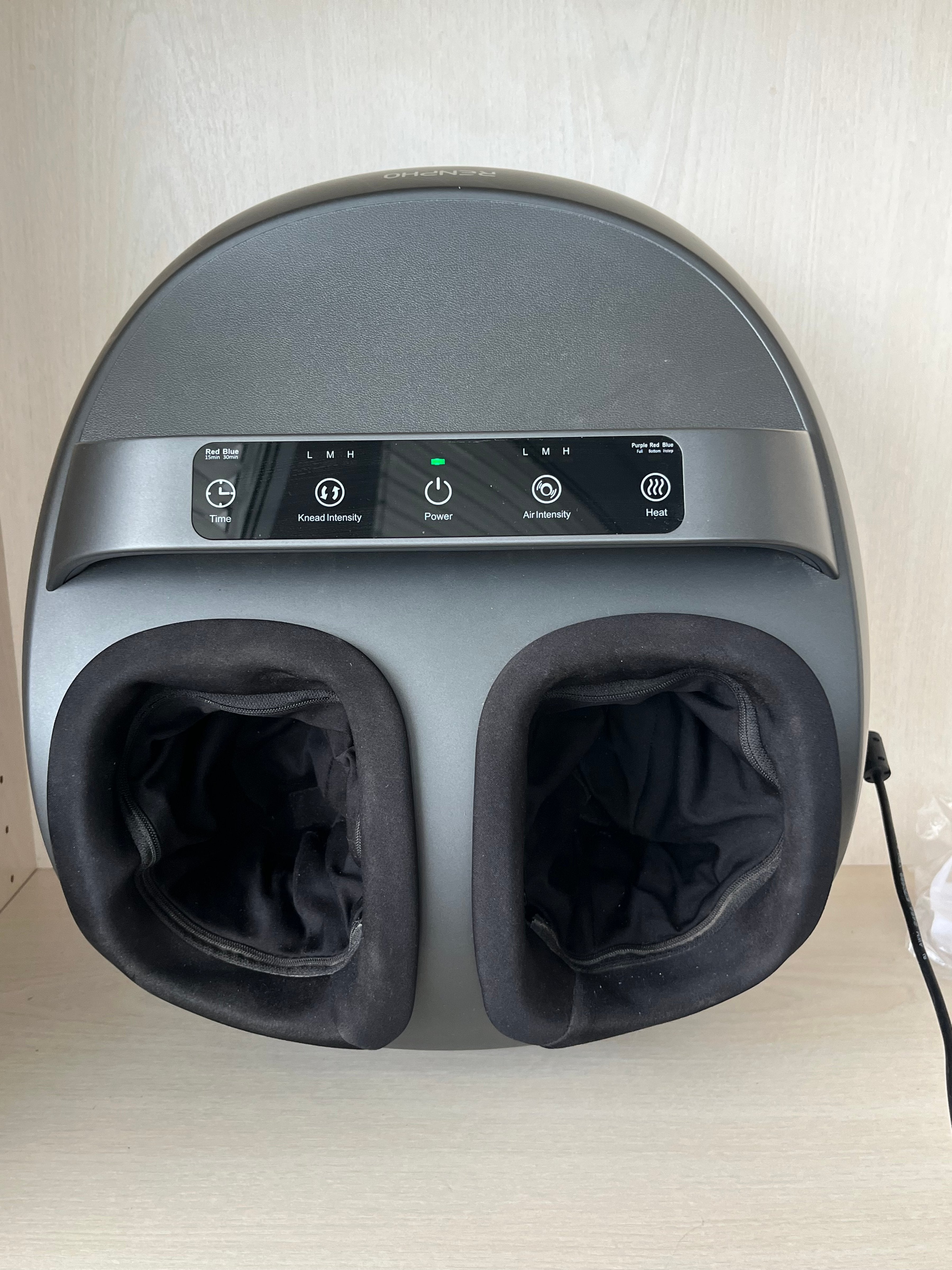 RENPHO Foot Massager RP-FM079R, Dark Gray, Compact, Very Good Condition