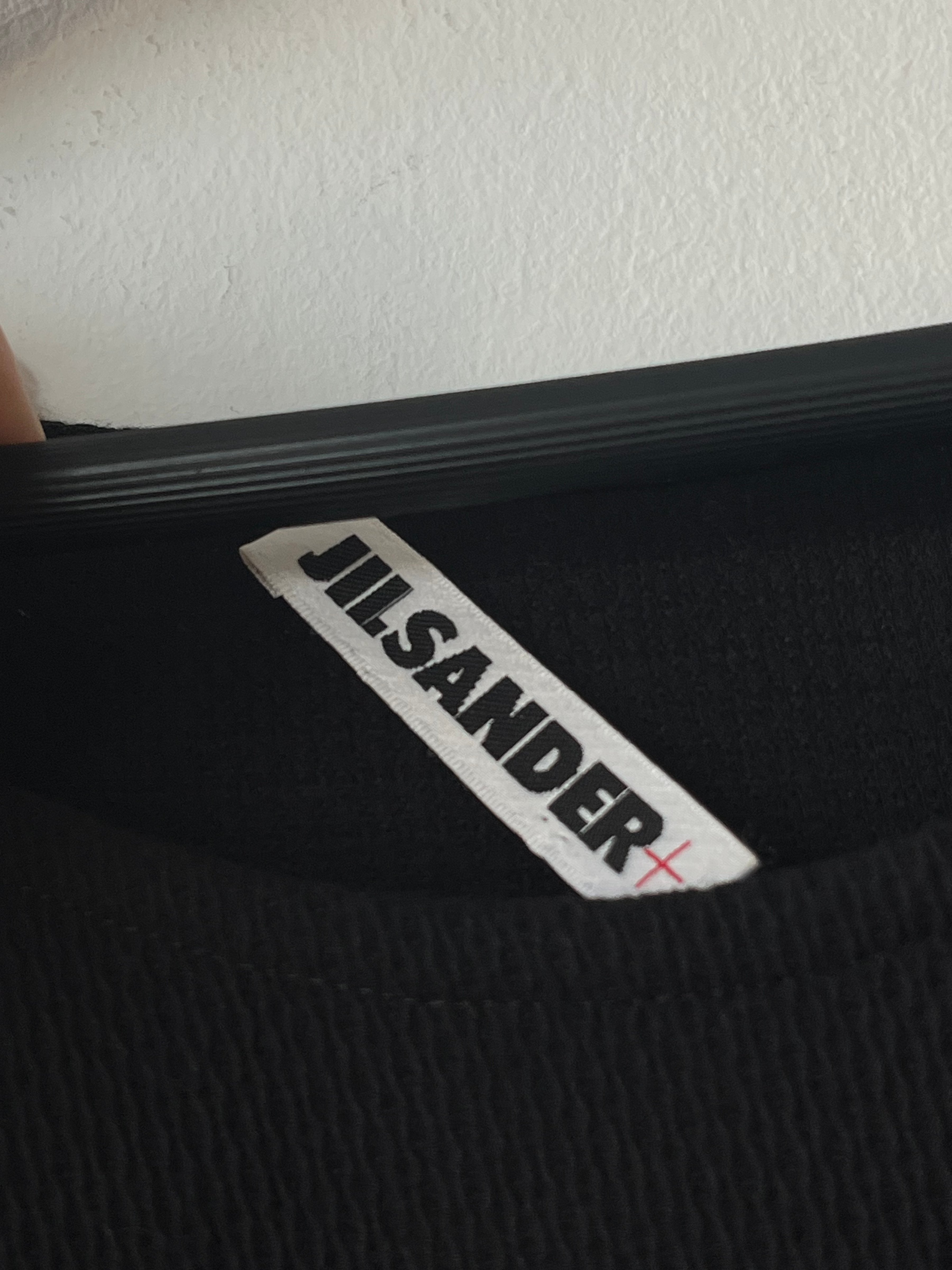 JIL SANDER + Rib Knit Midi Dress – Black, Size M, Good Condition