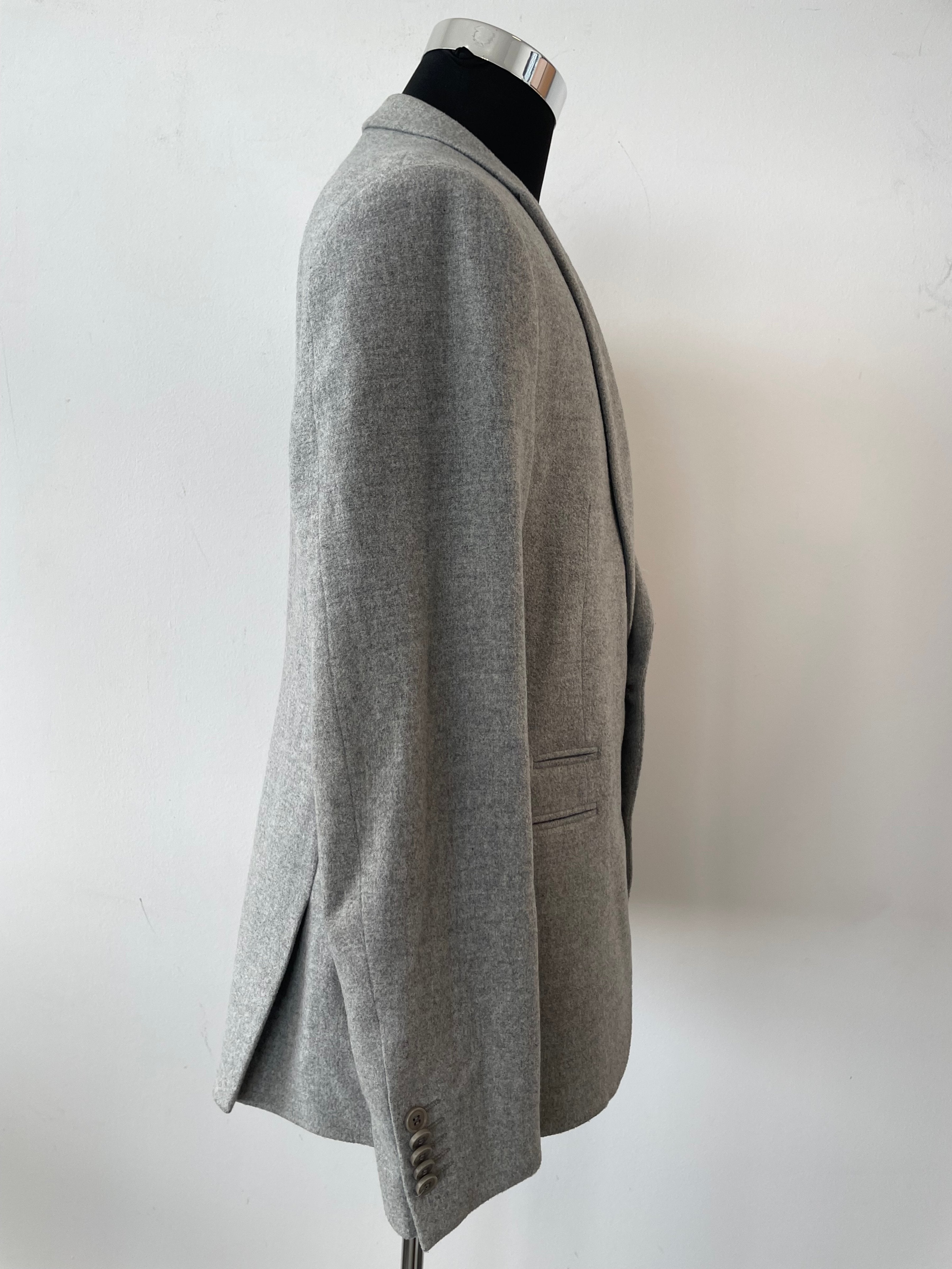 DRYKORN “Milano” Suit | Slim Fit | Light Grey Melange | Size M / 48 | Normal Use