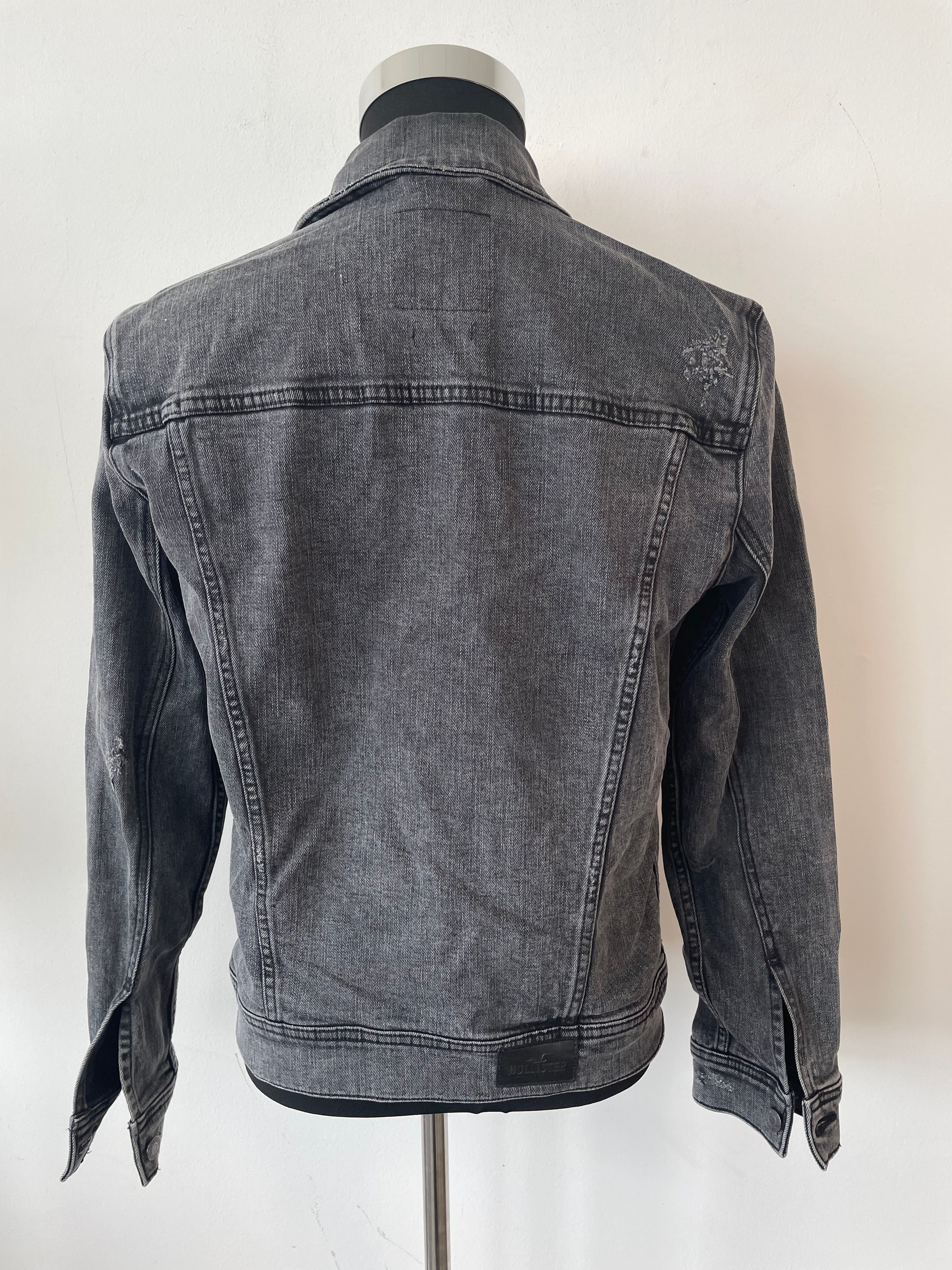 Hollister Epic Flex Jeansjacke Schwarz S, Sehr Gut
