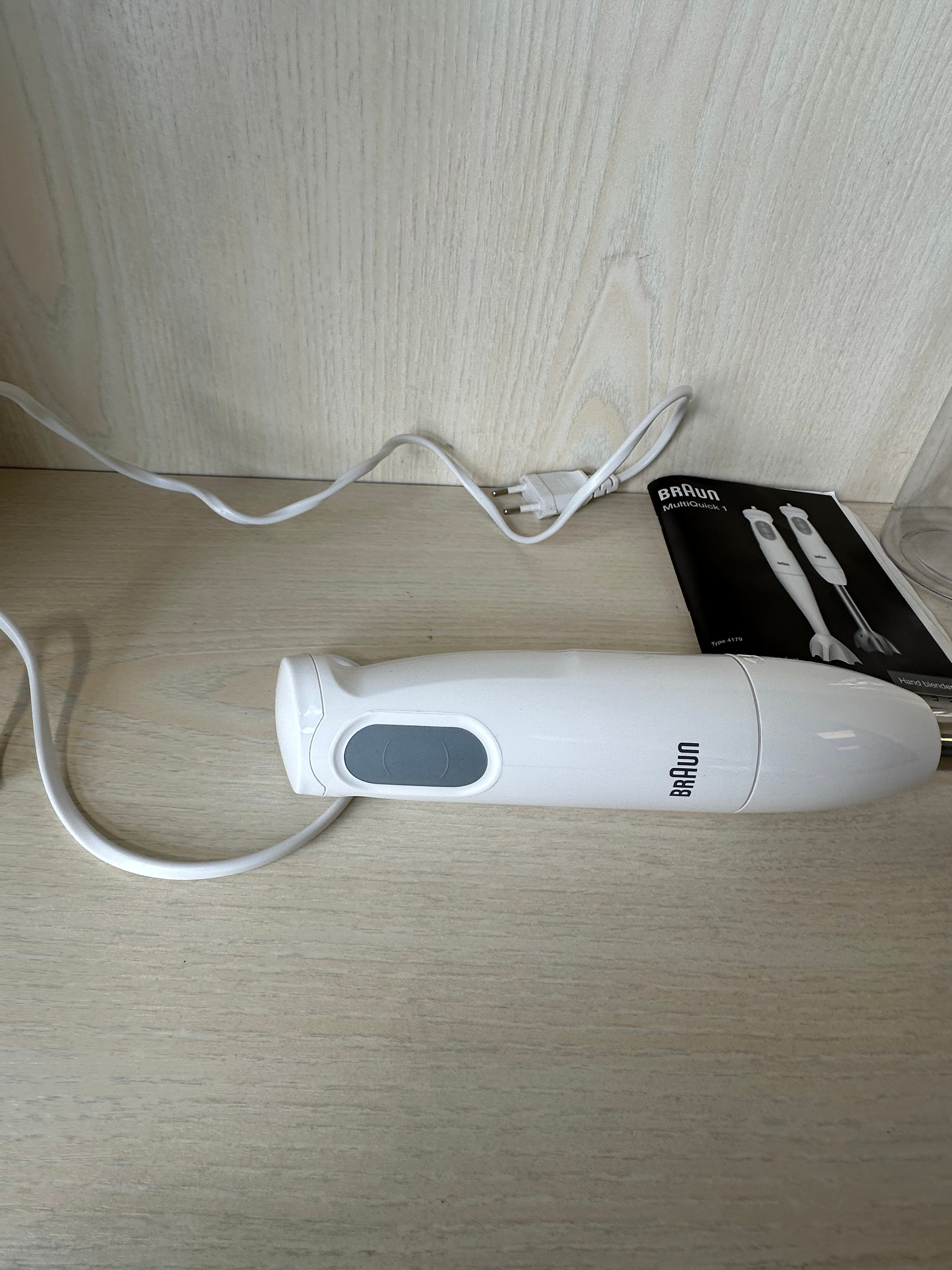Braun Stabmixer MQ100 Weiß Kompakt 450W Sehr Gut