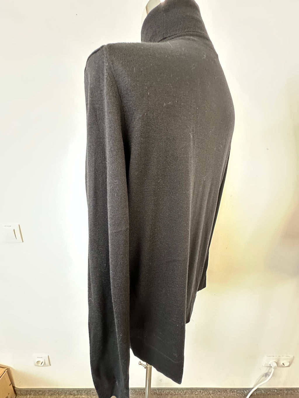 Strellson Rollkragenpullover Schwarz, Gr. L – Feinstrick, Sehr Guter Zustand