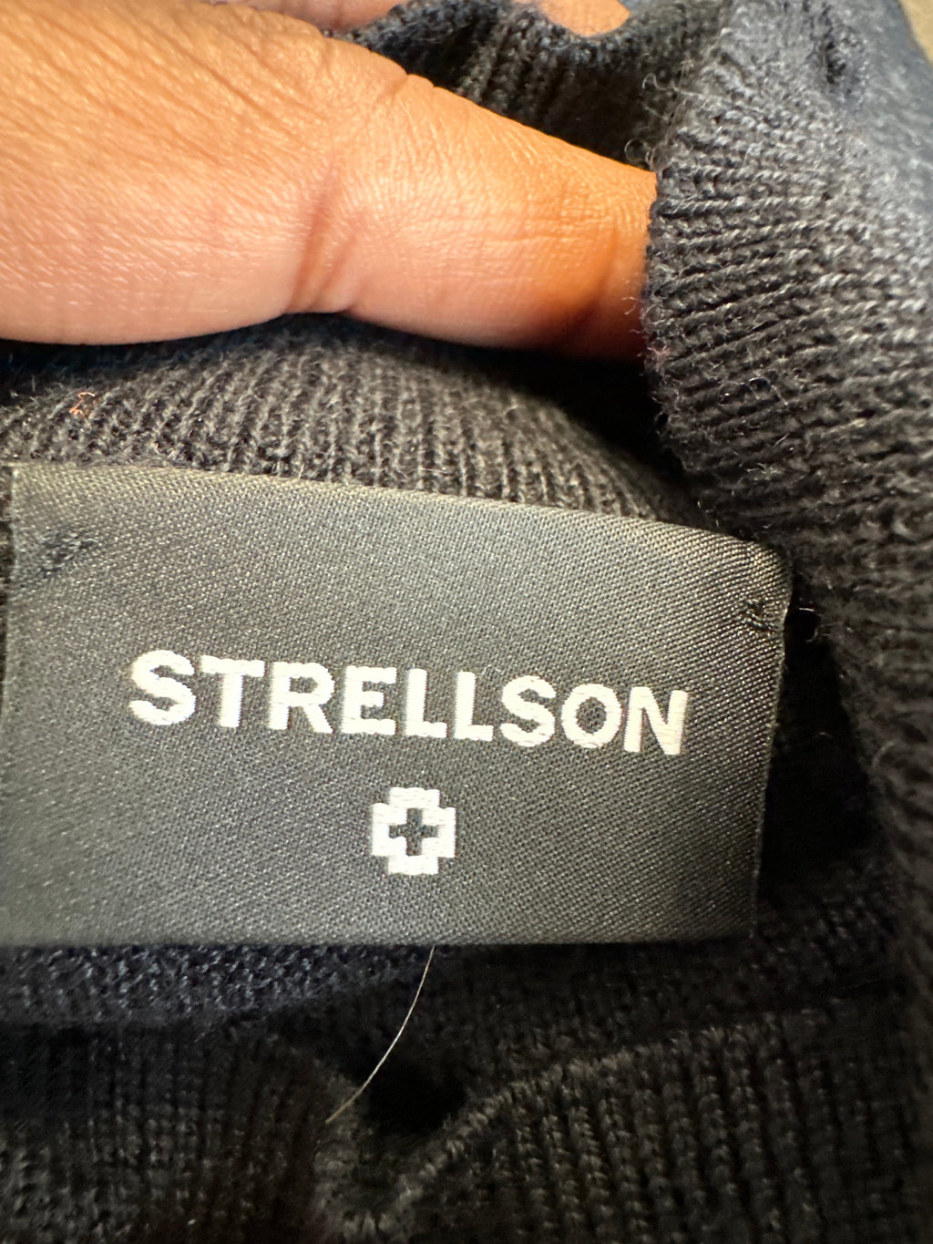 Strellson Rollkragenpullover Schwarz, Gr. L – Feinstrick, Sehr Guter Zustand